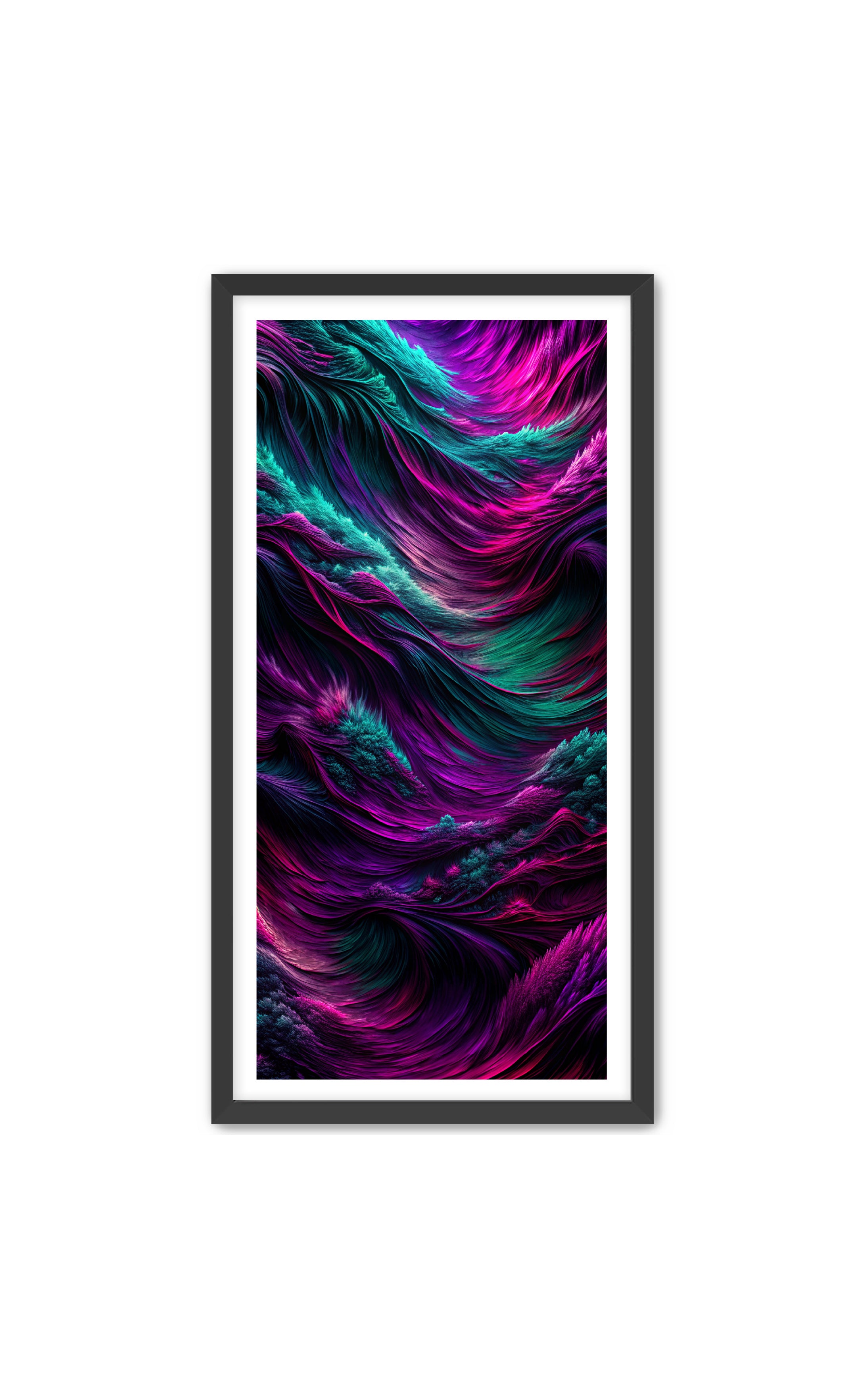 Abstract Prints 'Echo Pulse' Apricus Art Collection