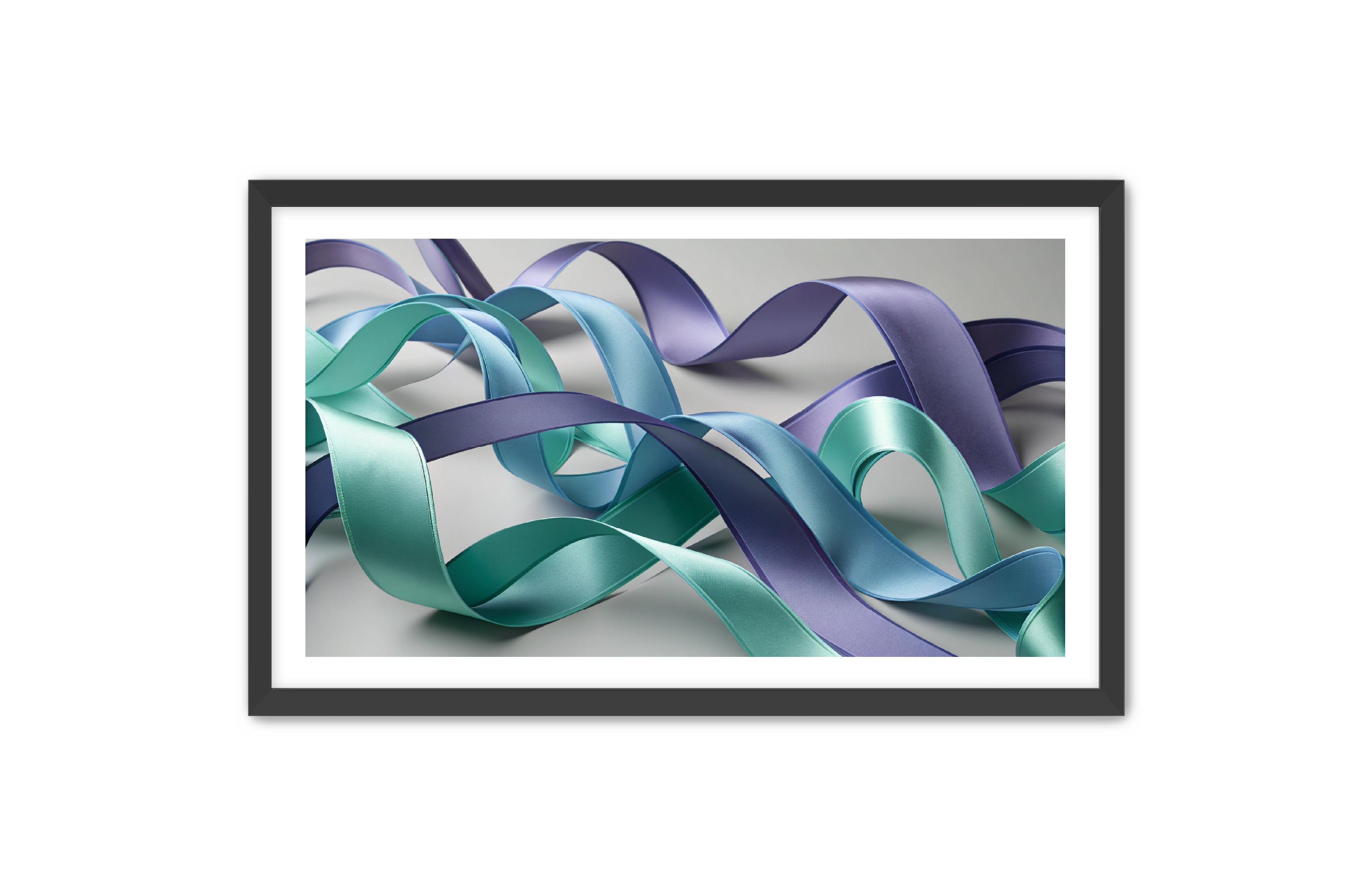 Abstract Prints 'Vapor Trails' Apricus Art Collection