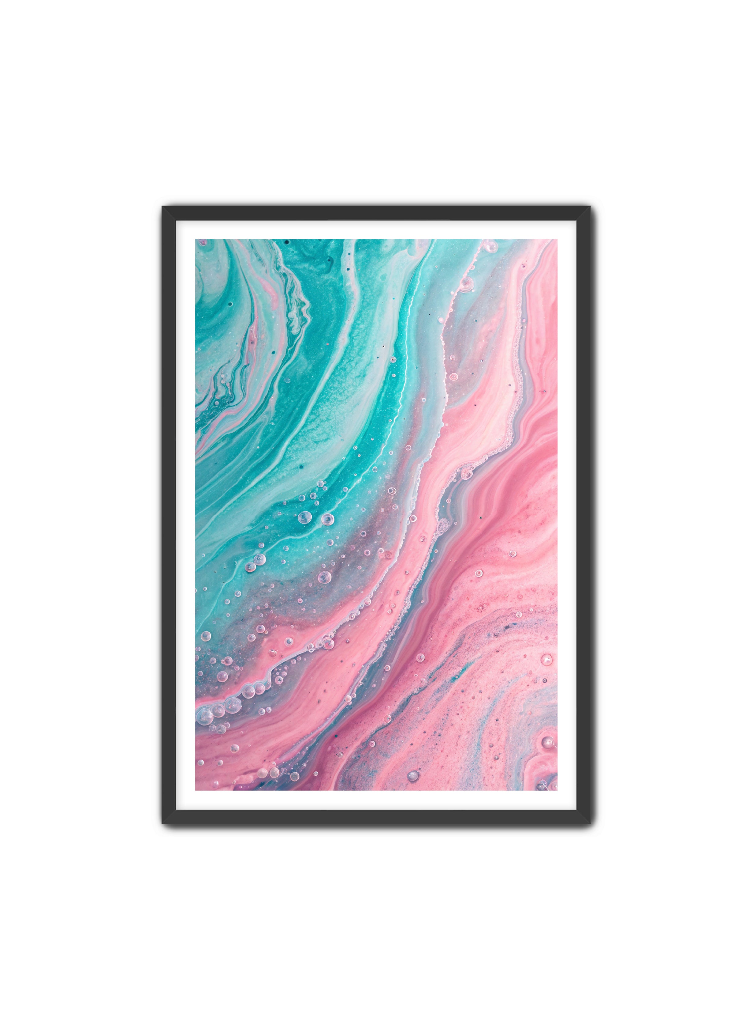 Abstract Prints 'Groovy Flow' Apricus Art Collection