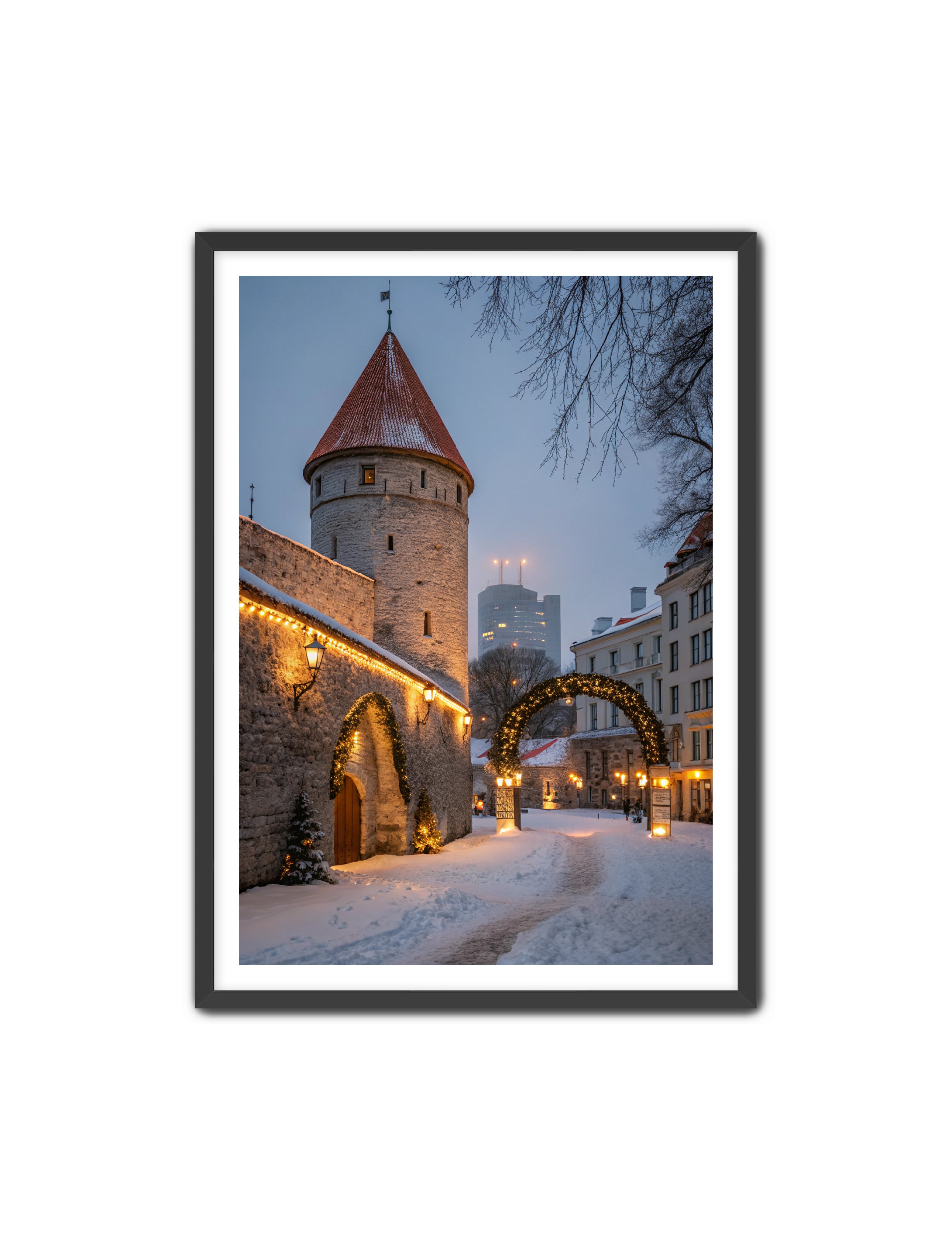 Apricus Prints 'Beacon of Winter's Glow' Apricus Art Collection