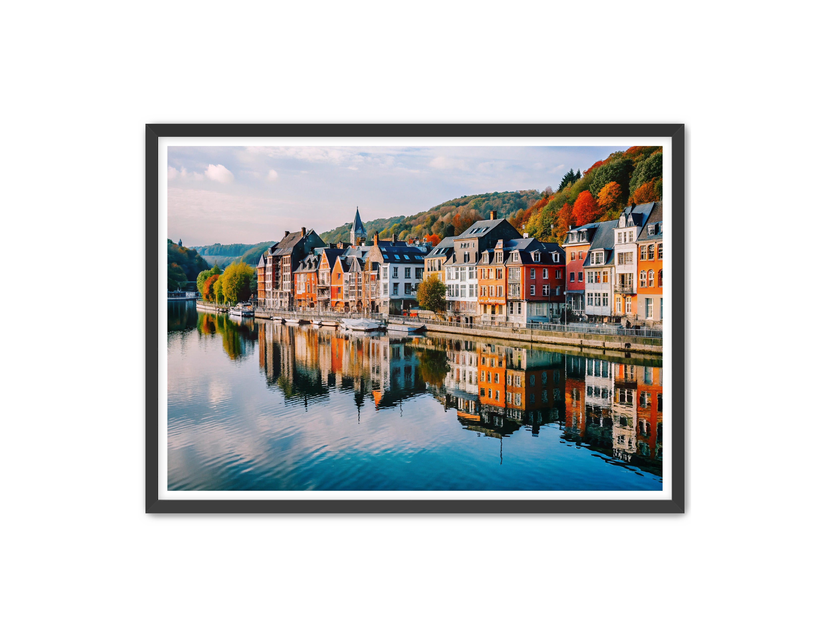 Apricus Prints La Bella Vita 'Fall on the Dutch Canal' Apricus Art Collection