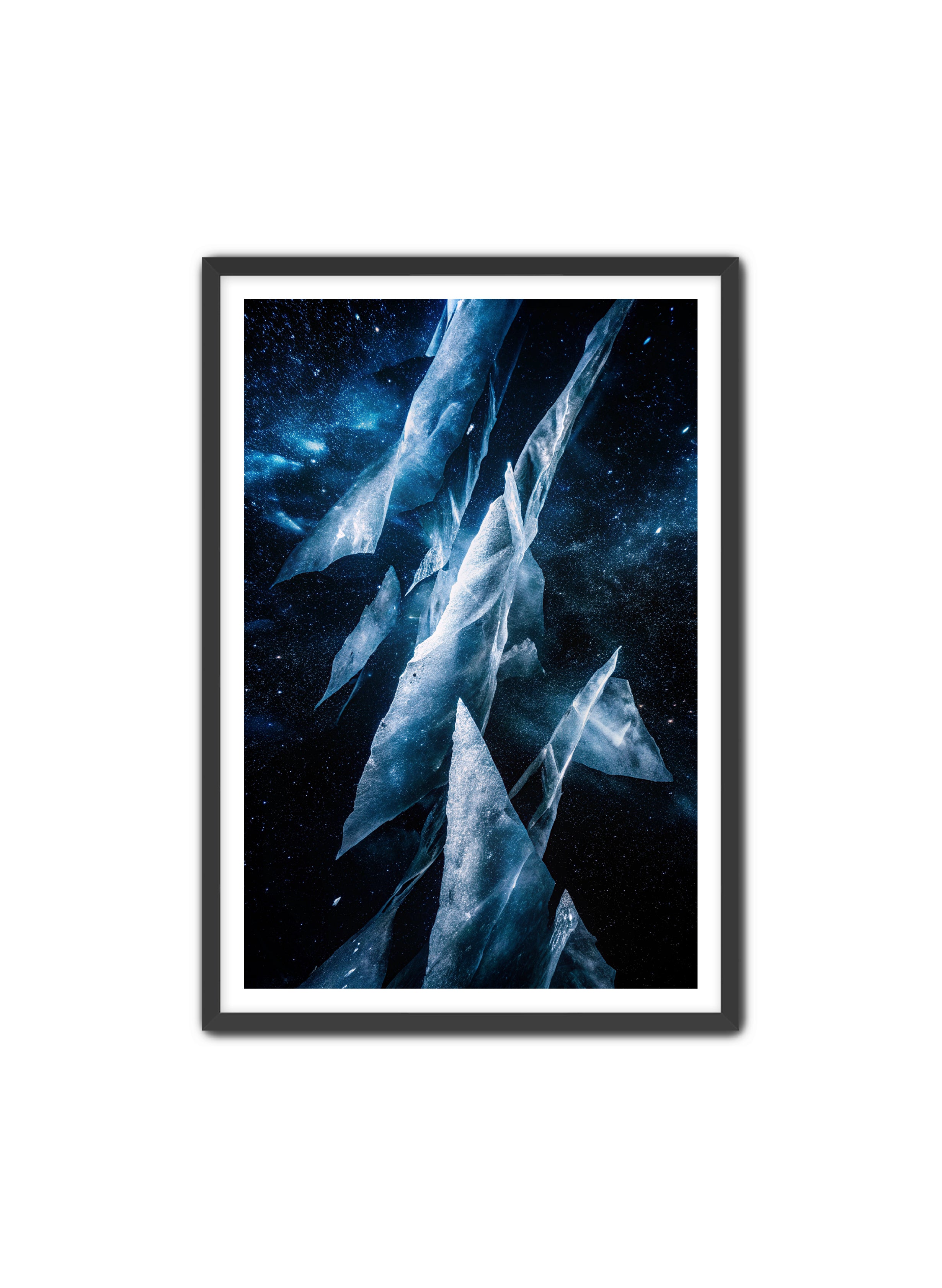 Abstract Prints 'Celestial Blur' Apricus Art Collection