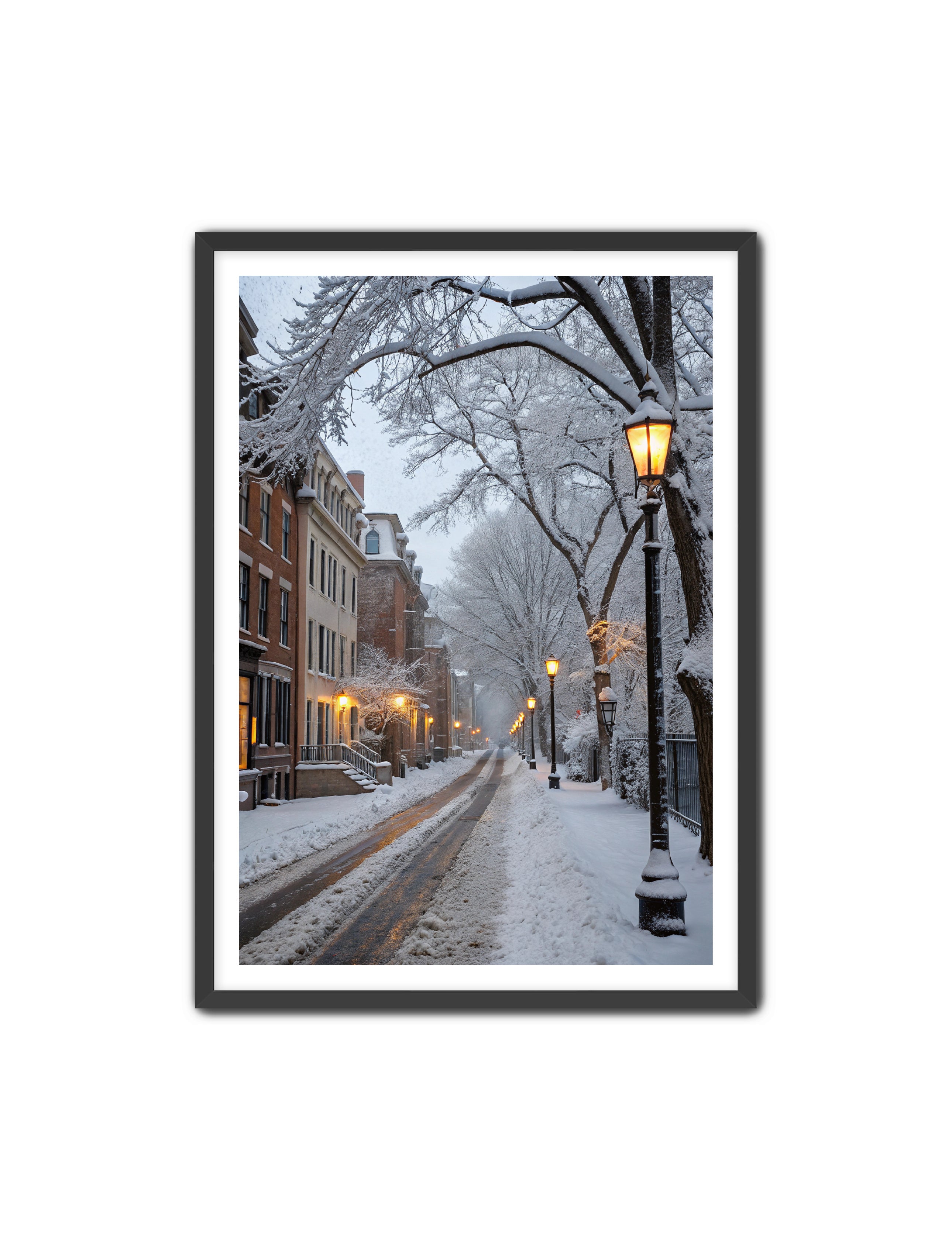 Apricus Prints 'Winter Stroll' Apricus Art Collection