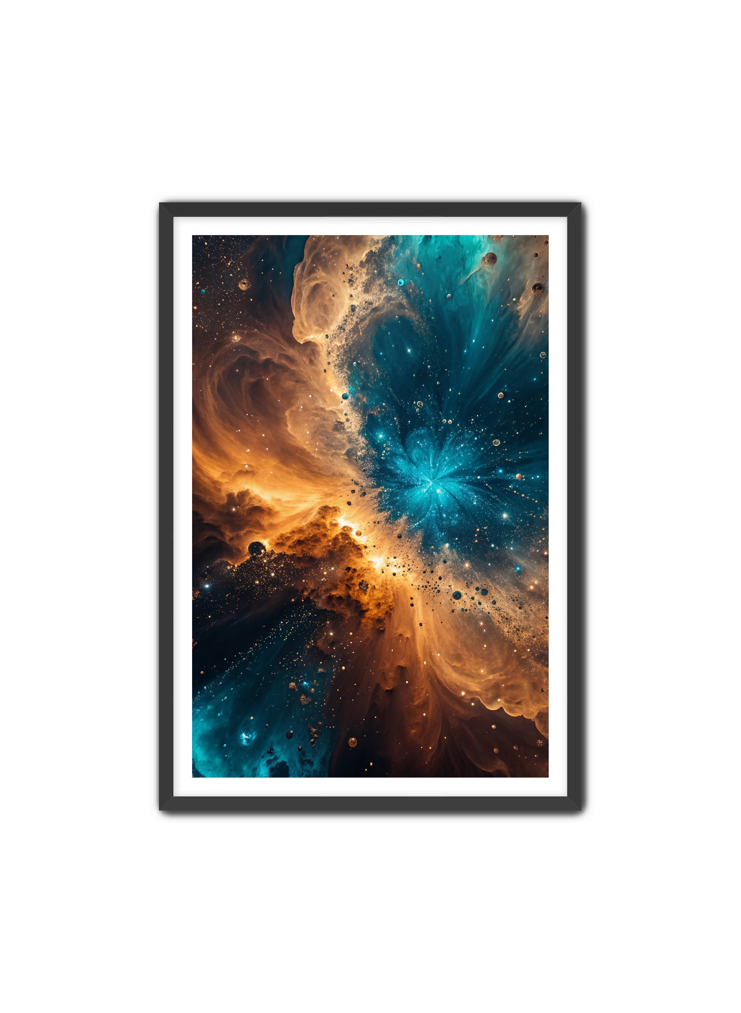 Abstract Prints 'The Universe' Apricus Art Collection