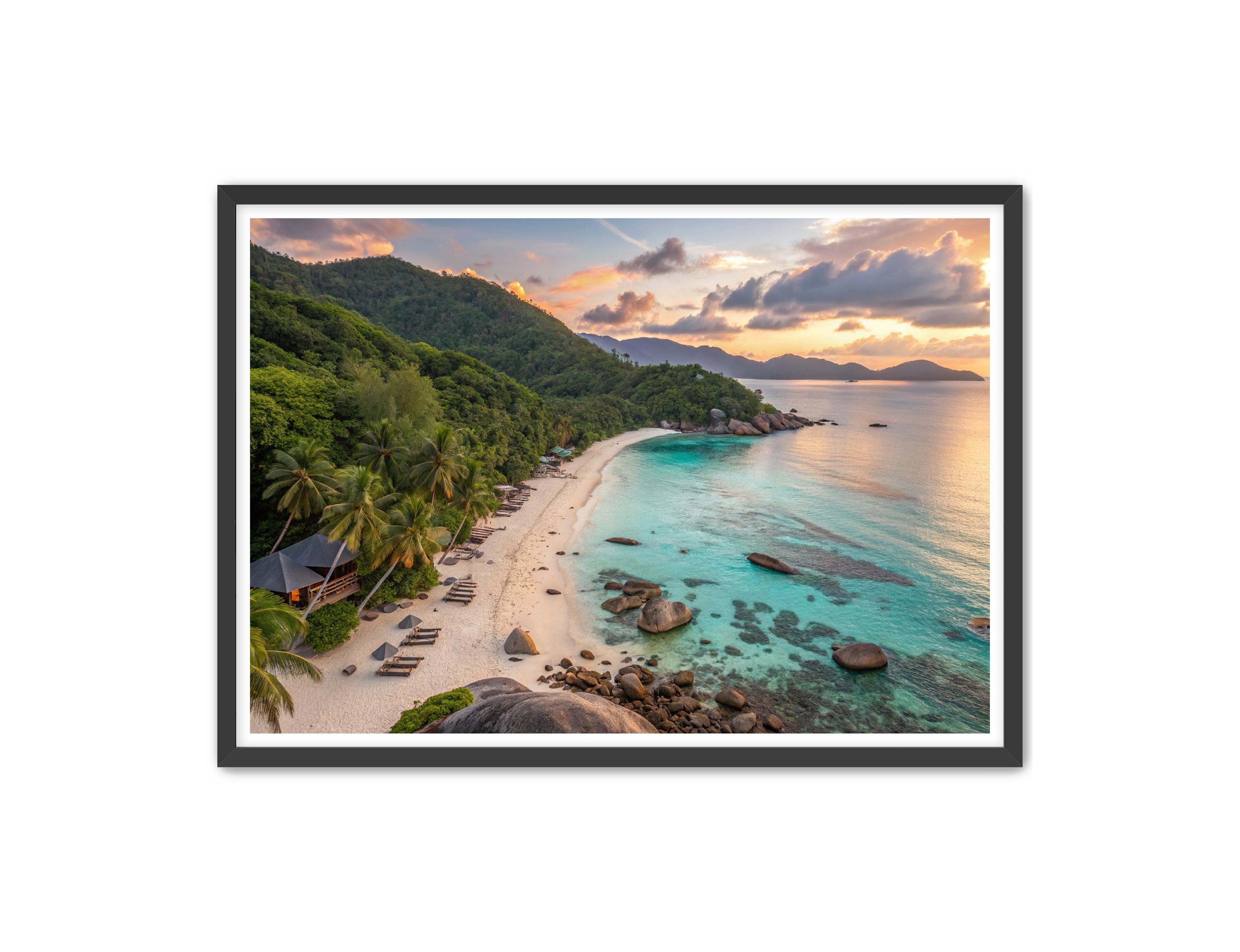 Apricus Prints Beaches 'Evening Bliss' Apricus Art Collection