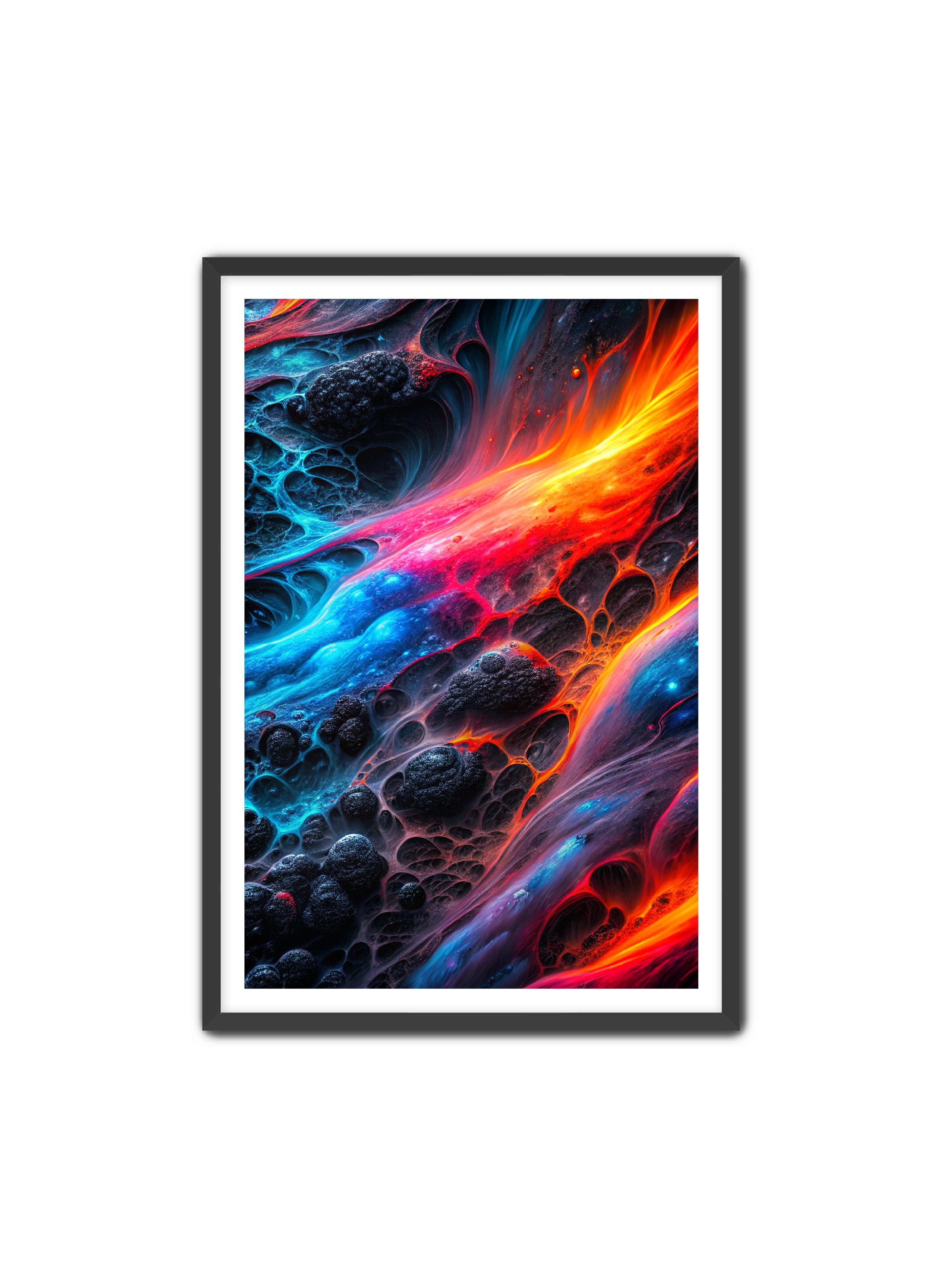 Abstract Prints 'Prism Flux' Apricus Art Collection