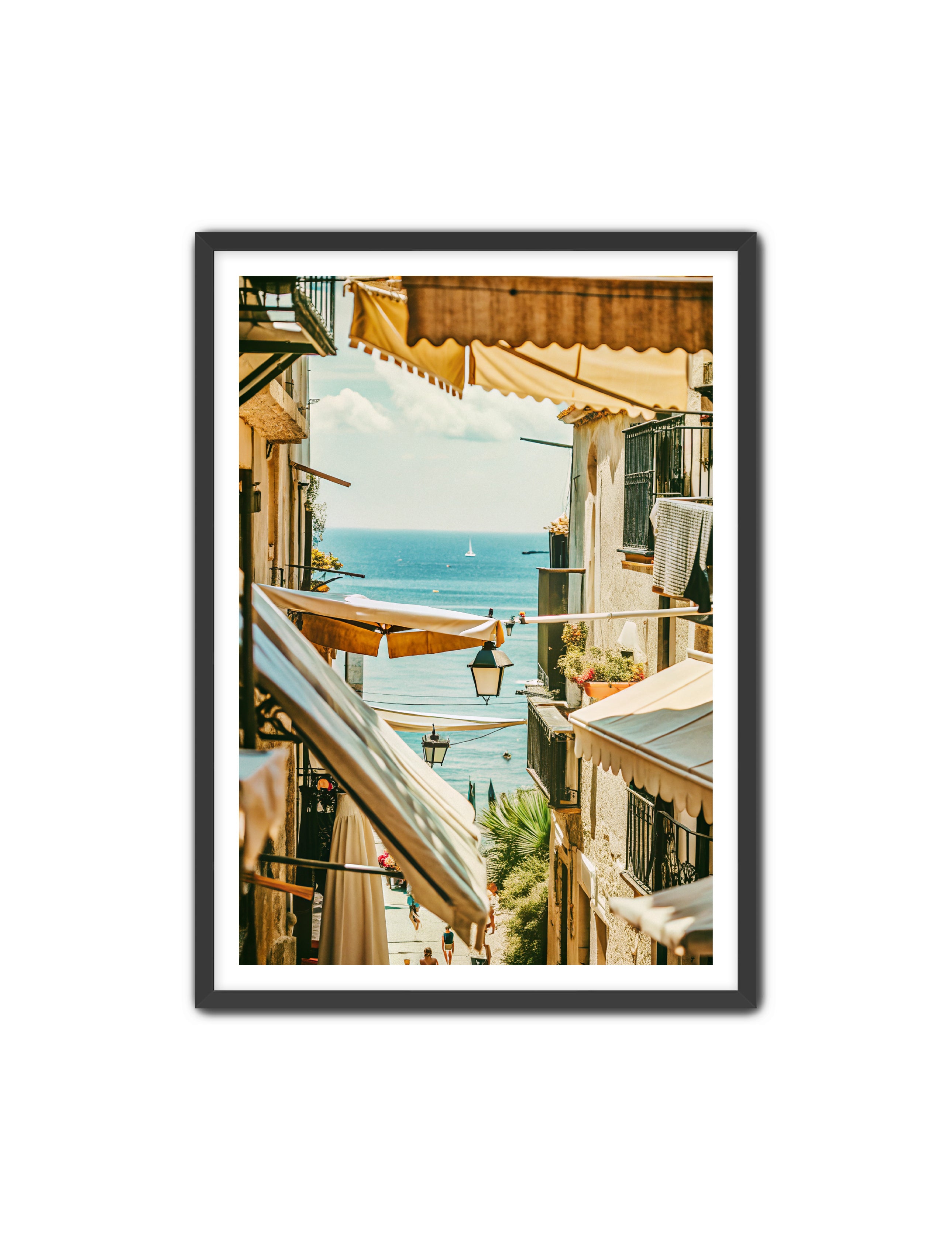 Apricus Prints La Bella Vita 'Ocean Glimpse in the Warmth' Apricus Art Collection