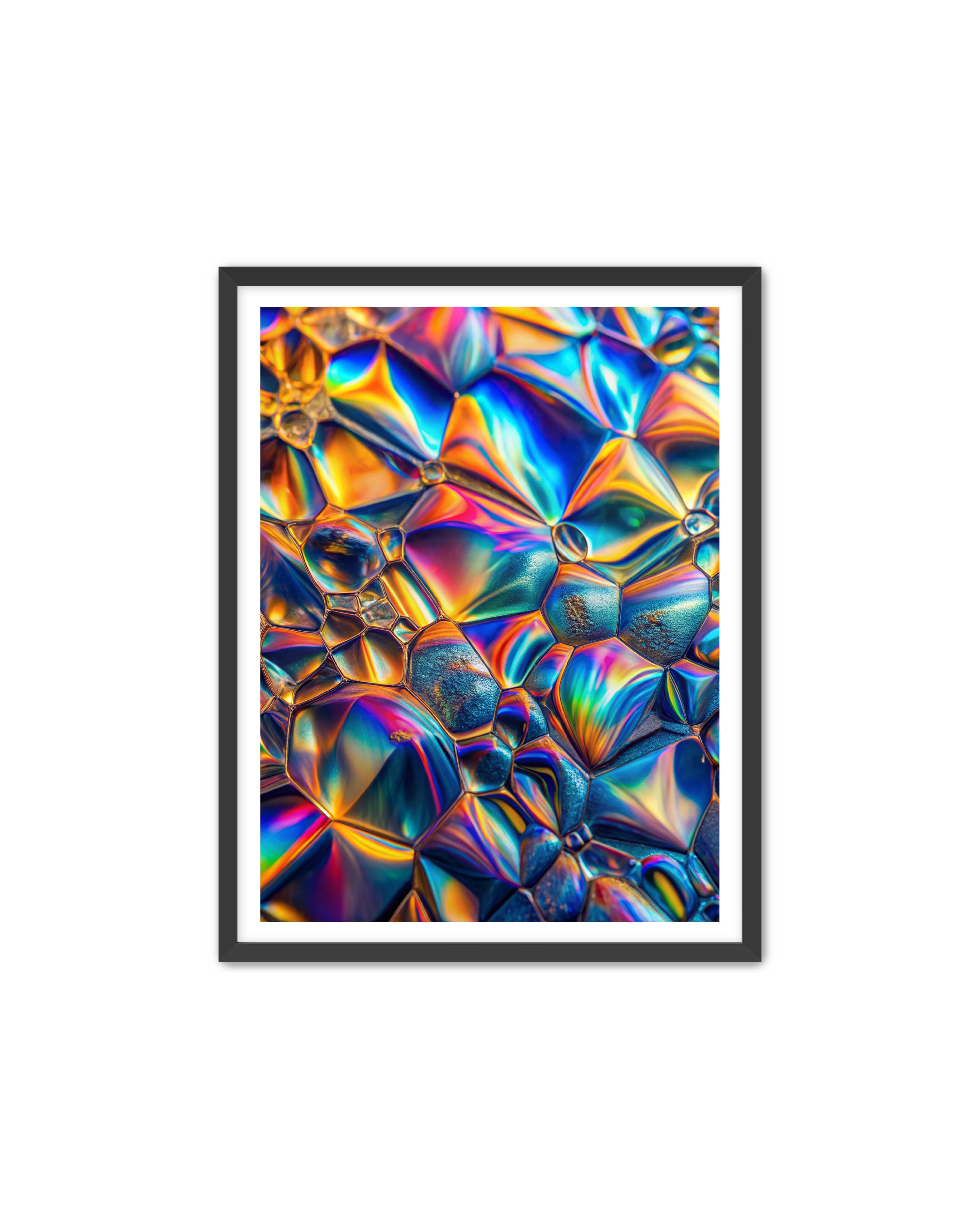 Abstract Prints 'Lucid Motion' Apricus Art Collection