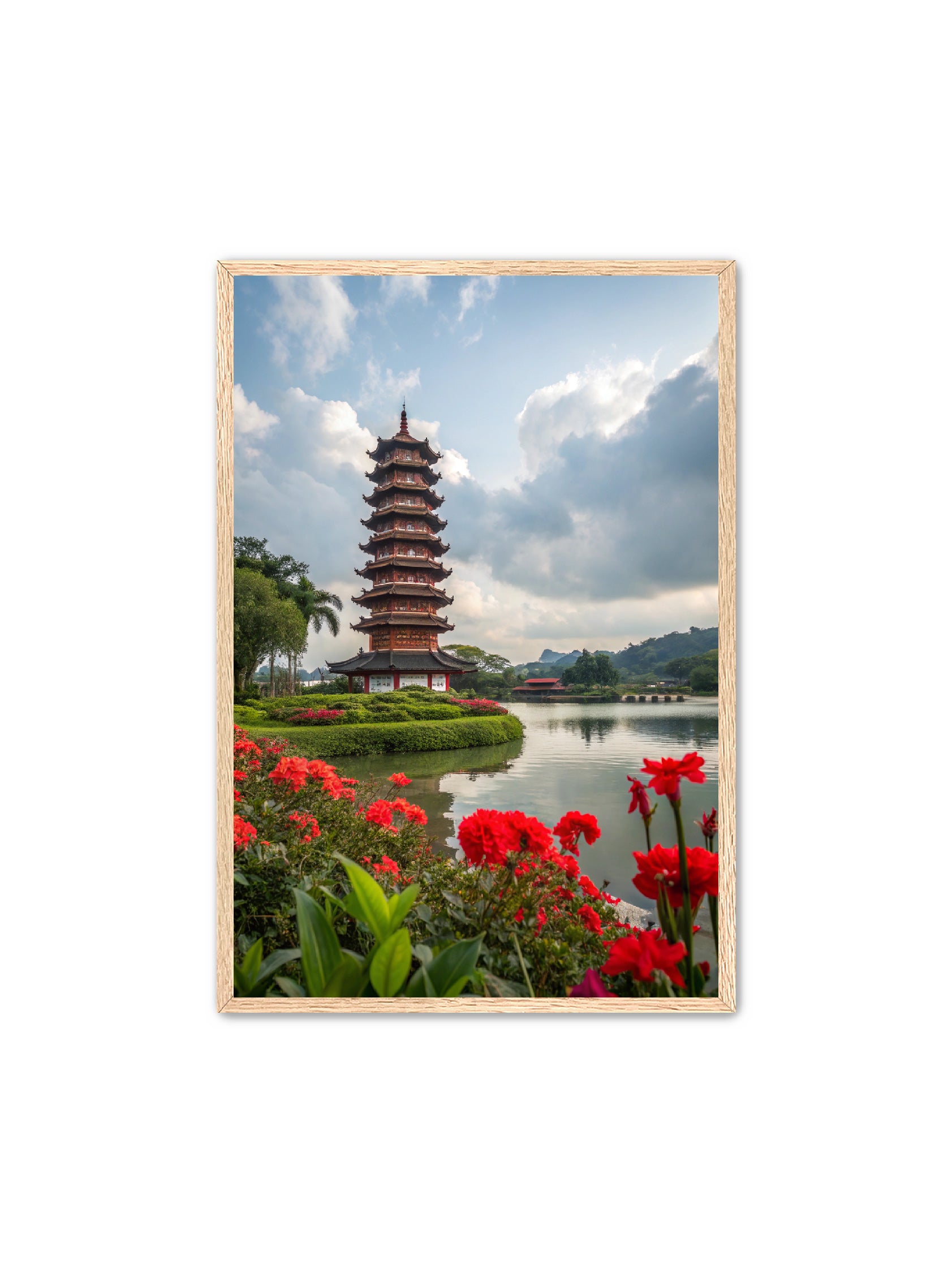 Apricus Prints 'Shogun Tower' Apricus Art Collection