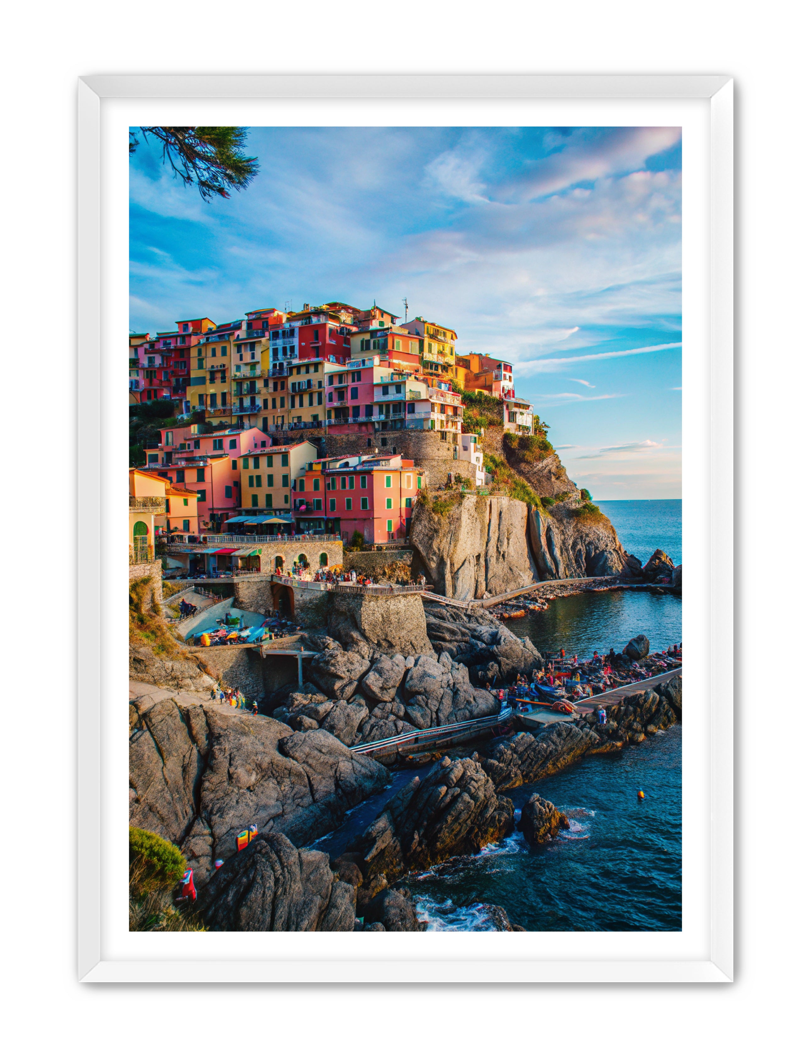 Apricus Prints La Bella Vita 'Cliffside Charm' Apricus Art Collection