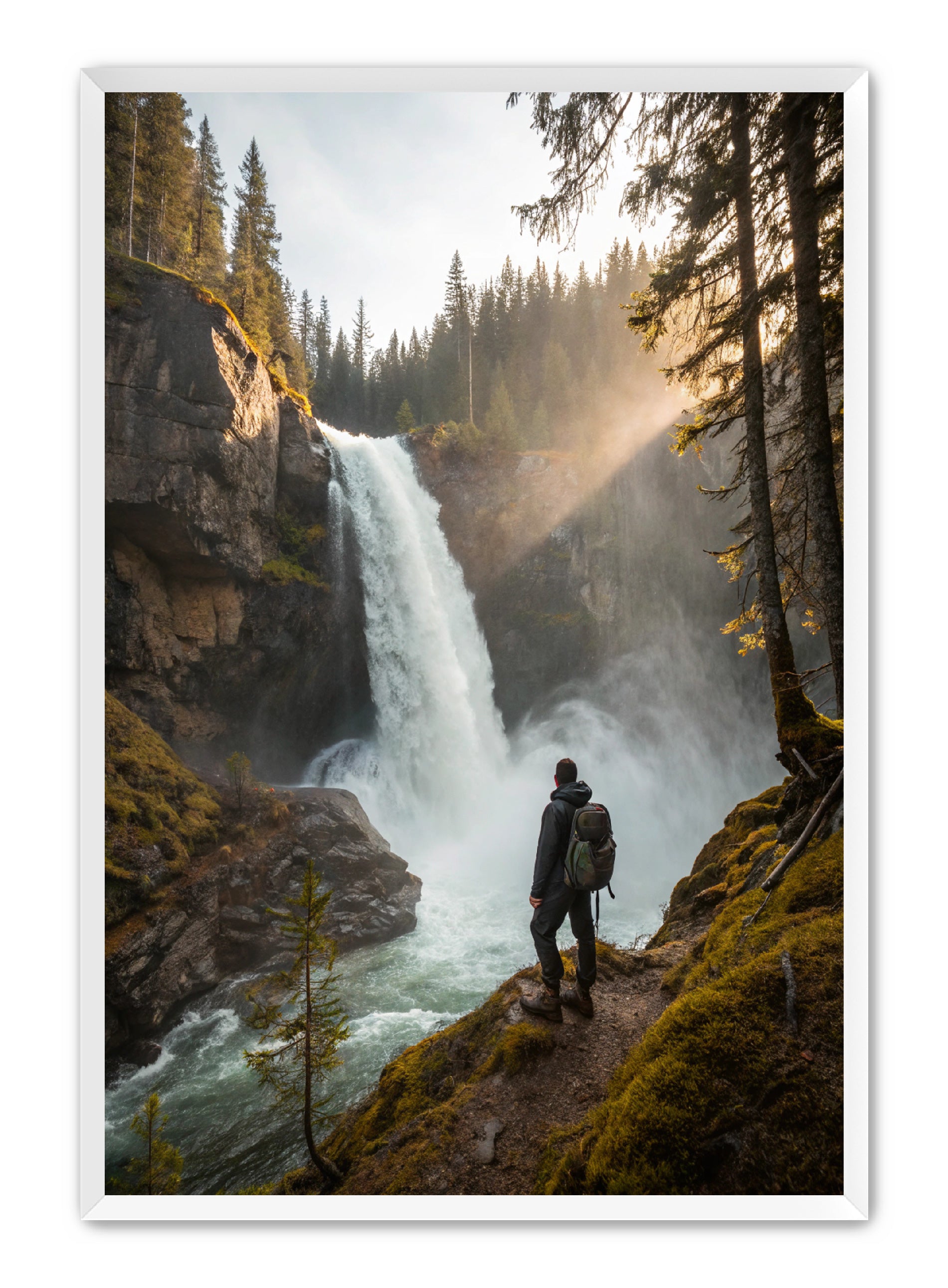 Apricus Prints 'Lost in the Falls' Apricus Art Collection