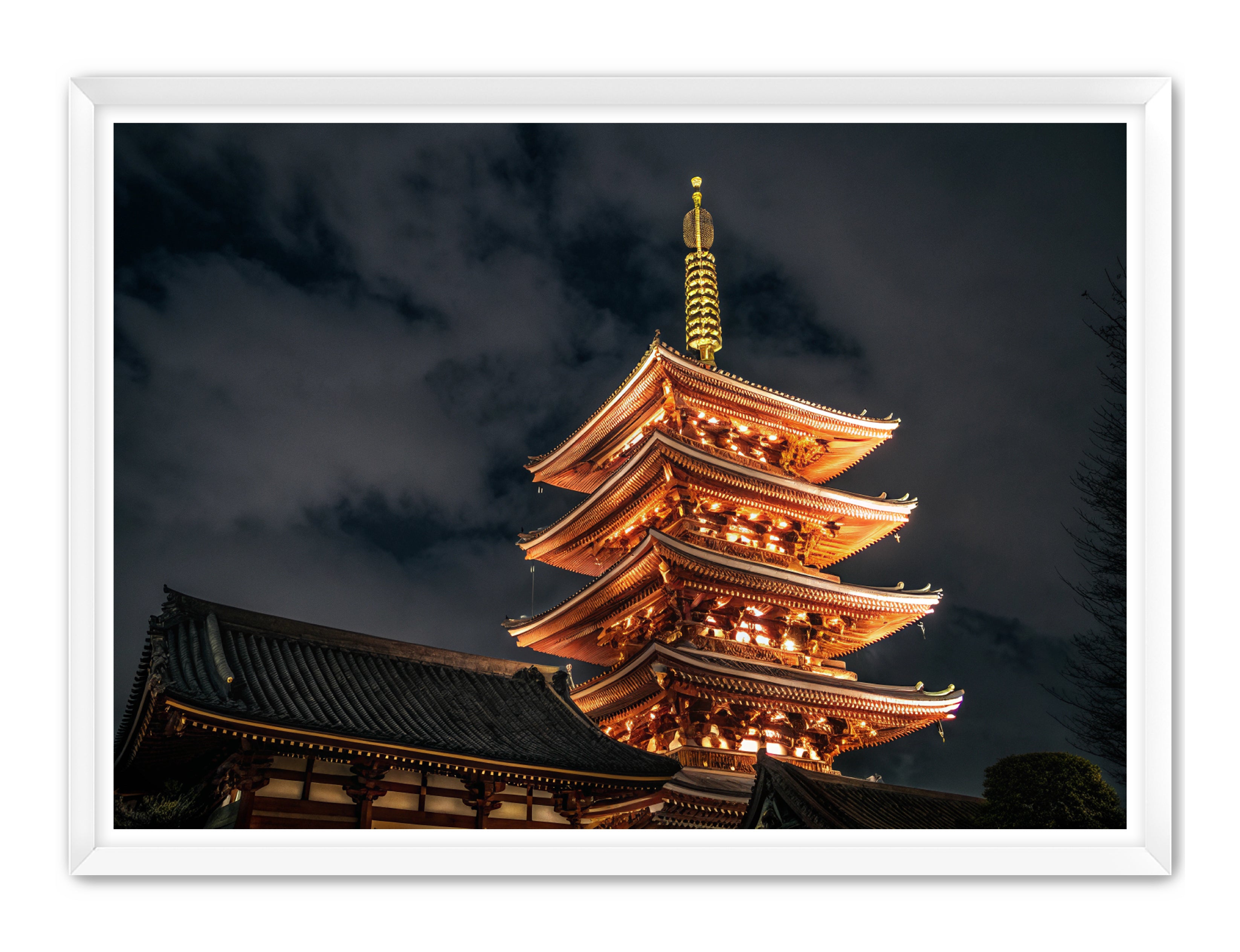 Apricus Prints 'Temple Glow' Apricus Art Collection