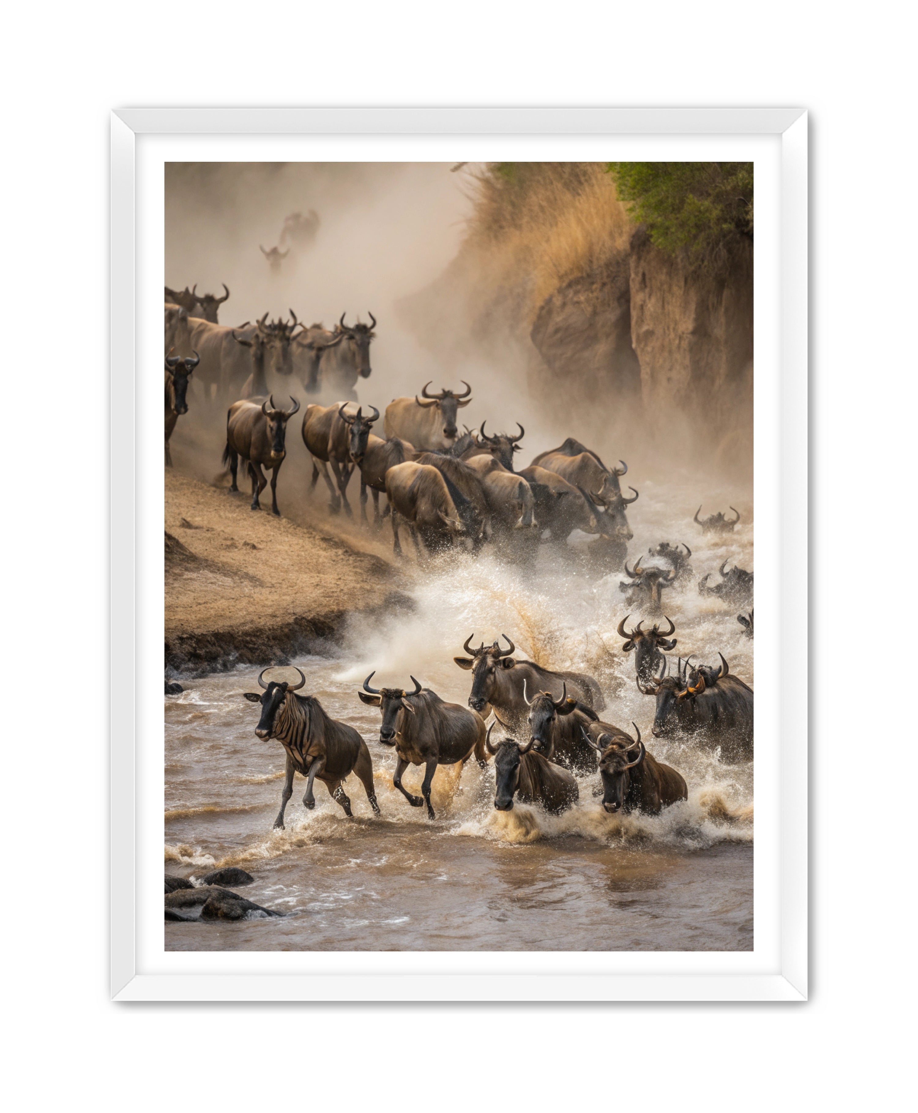 Apricus Prints 'Stampede Crossing' Apricus Art Collection