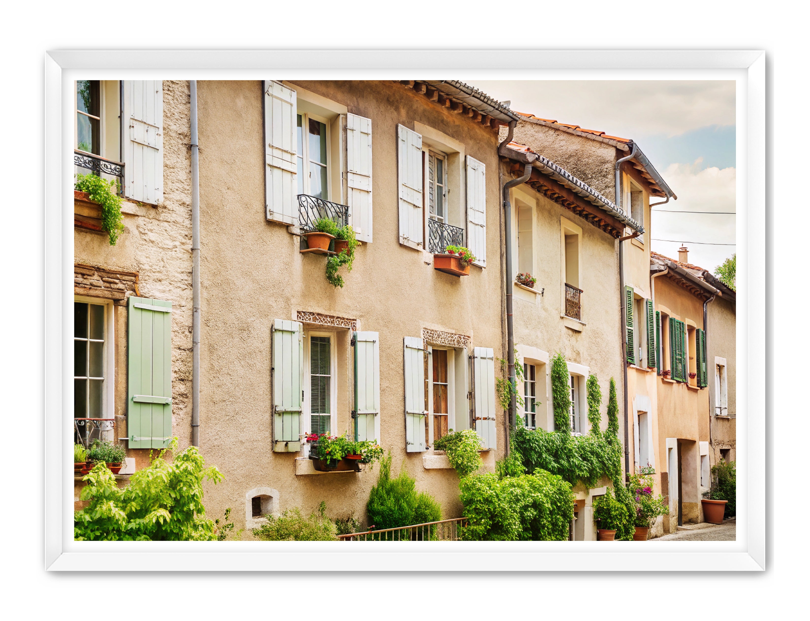 Apricus Prints La Bella Vita 'French Village' Apricus Art Collection