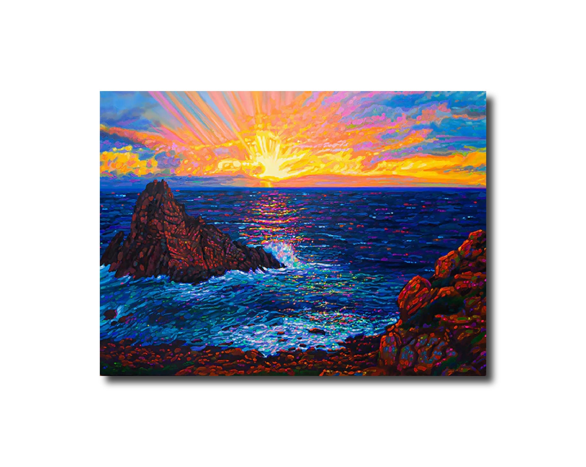 Art Contemporary Landscape Oil Prints Seascape Sunset Poetry, Australia, Oceania Alex Landon Richardson