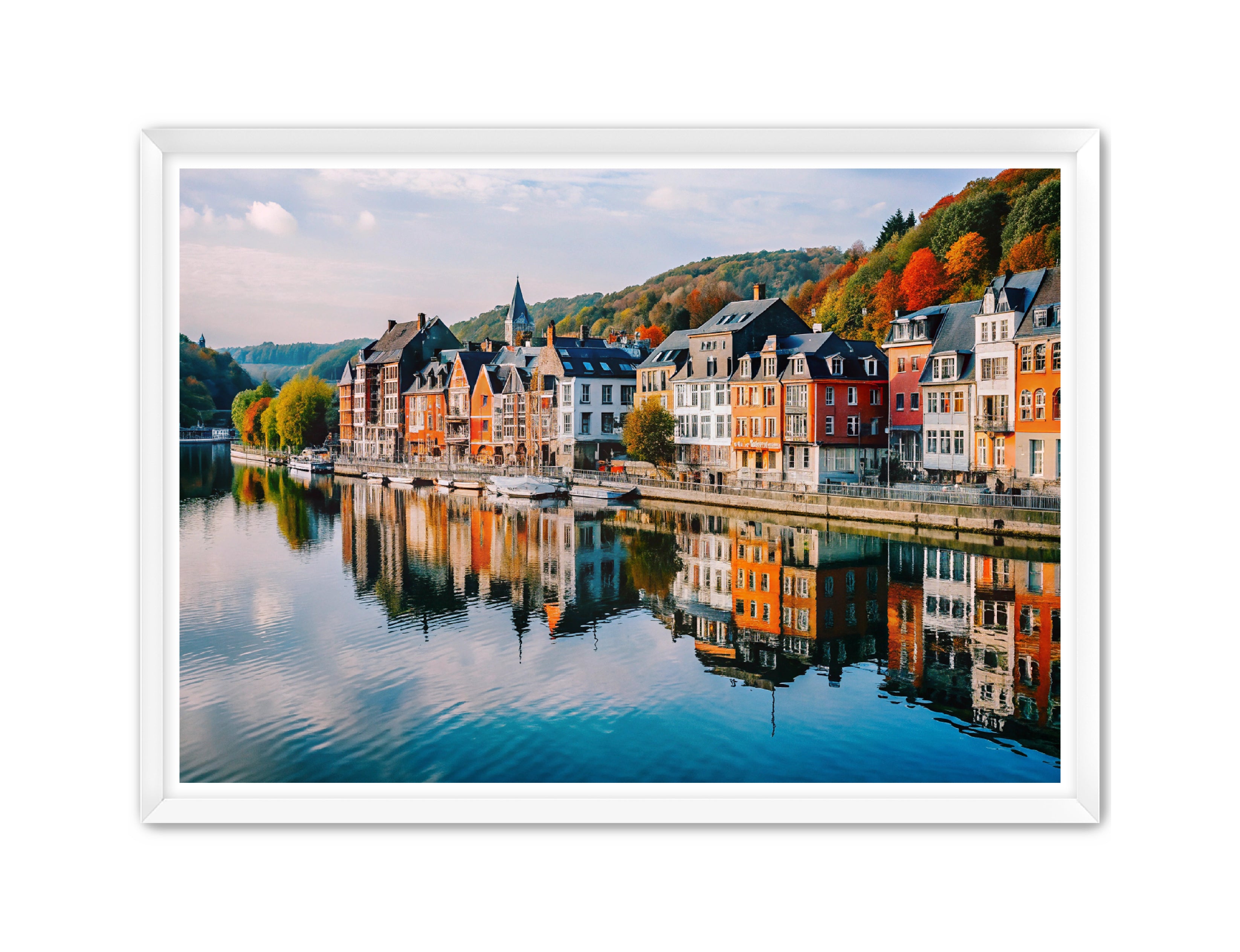 Apricus Prints La Bella Vita 'Fall on the Dutch Canal' Apricus Art Collection