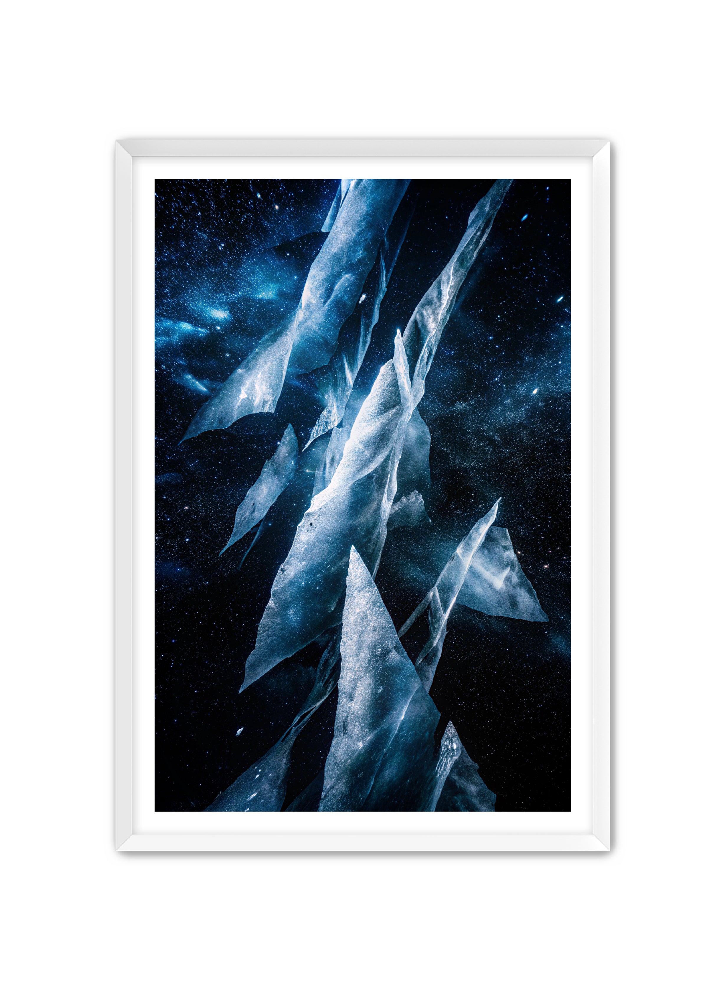 Abstract Prints 'Celestial Blur' Apricus Art Collection