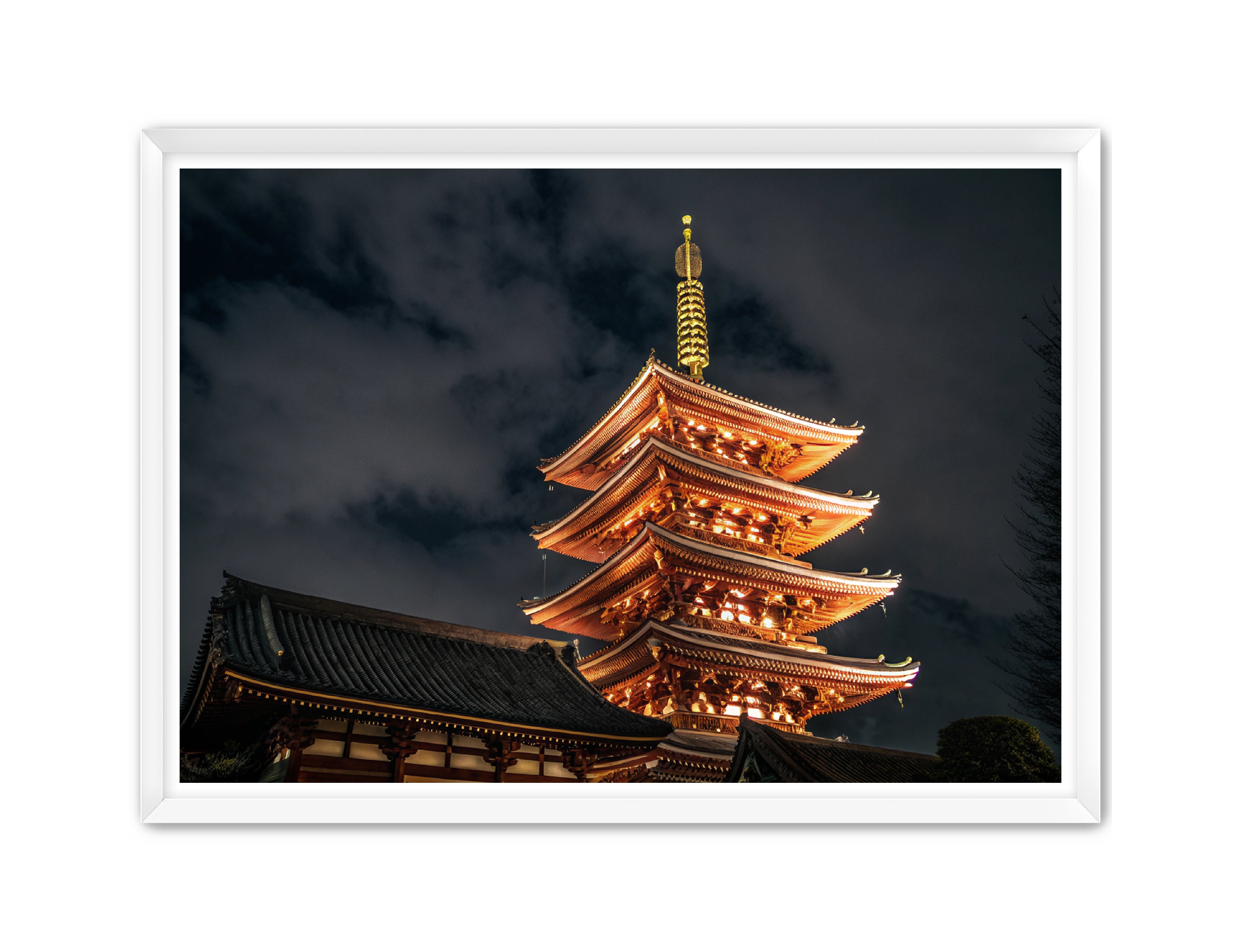 Apricus Prints 'Temple Glow' Apricus Art Collection