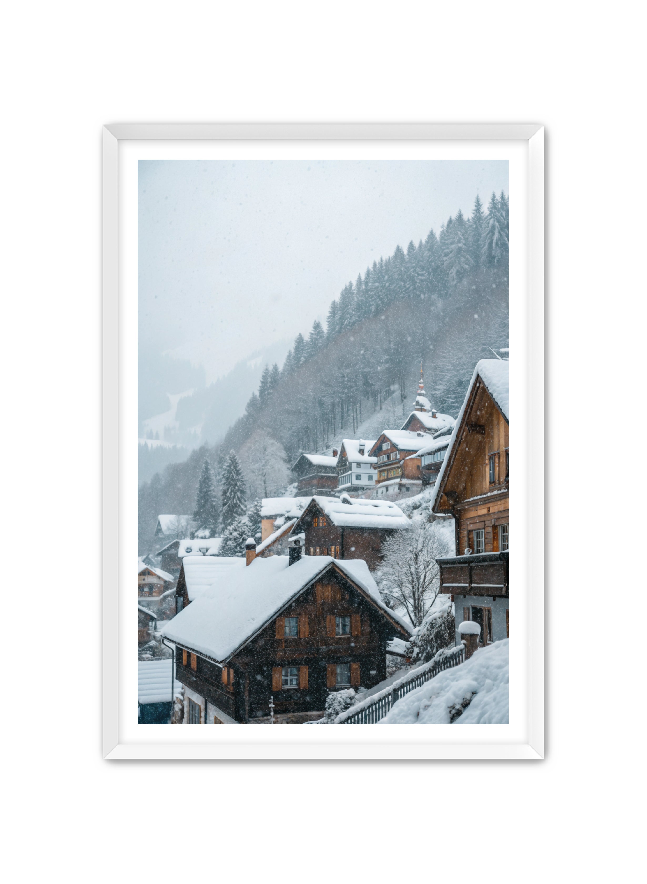 Apricus Prints 'Winter in the Alps' Apricus Art Collection