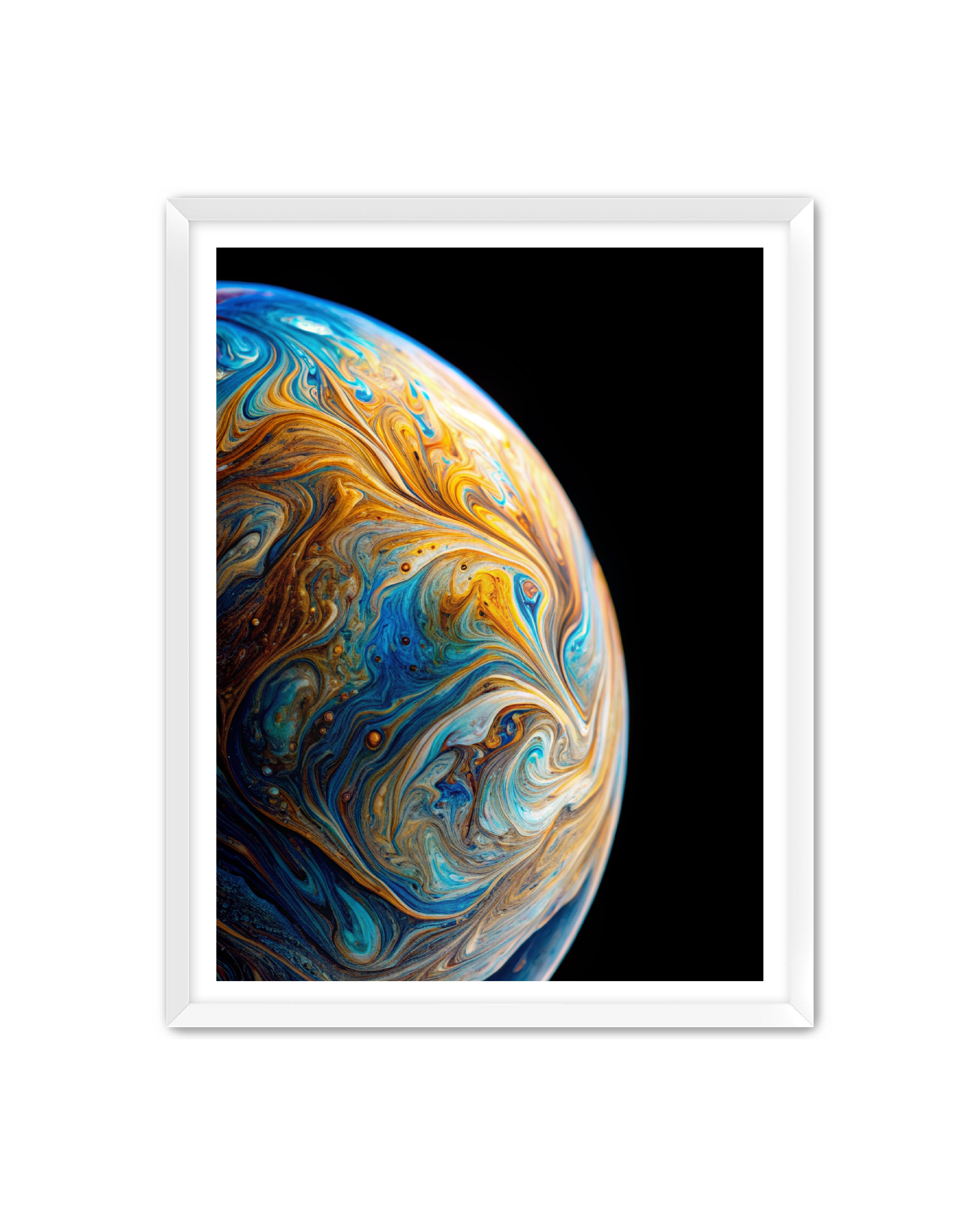 Abstract Prints 'Planet Love' Apricus Art Collection