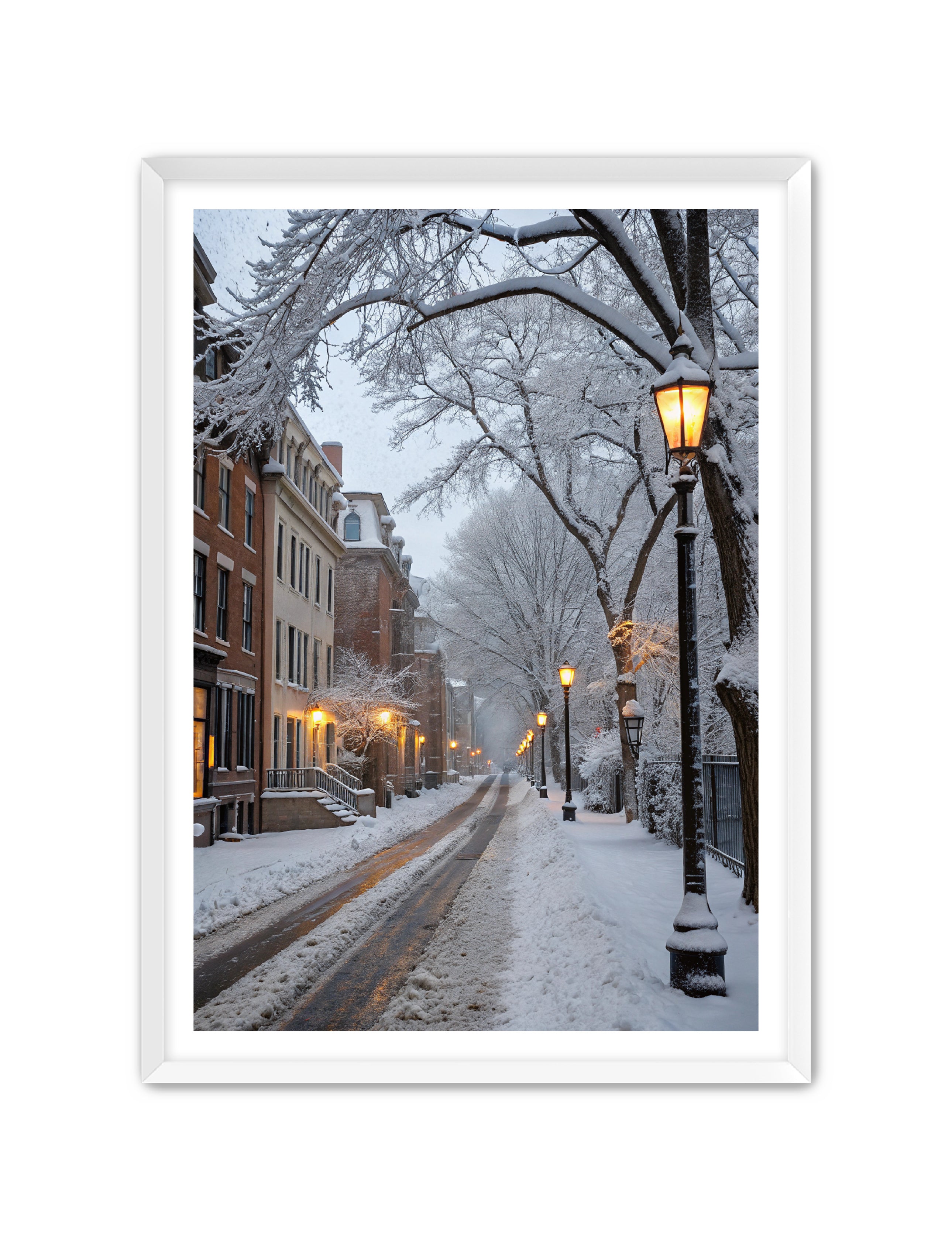 Apricus Prints 'Winter Stroll' Apricus Art Collection