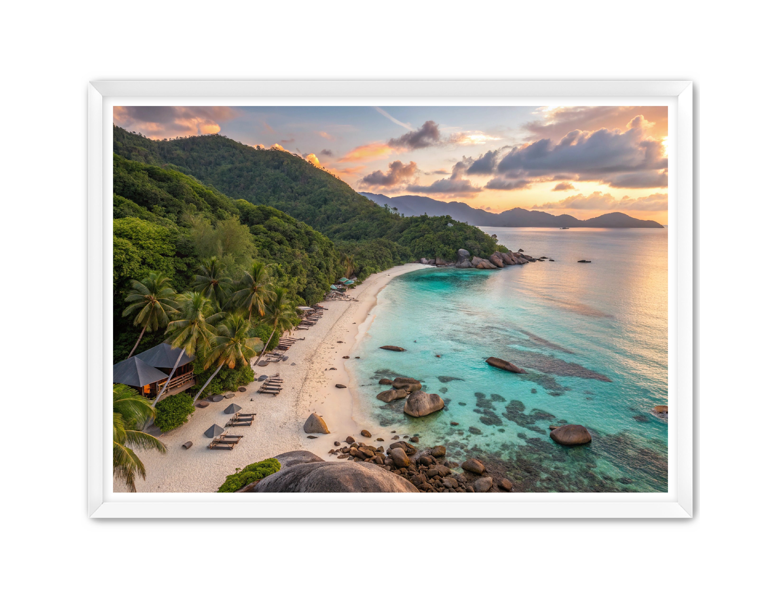 Apricus Prints Beaches 'Evening Bliss' Apricus Art Collection