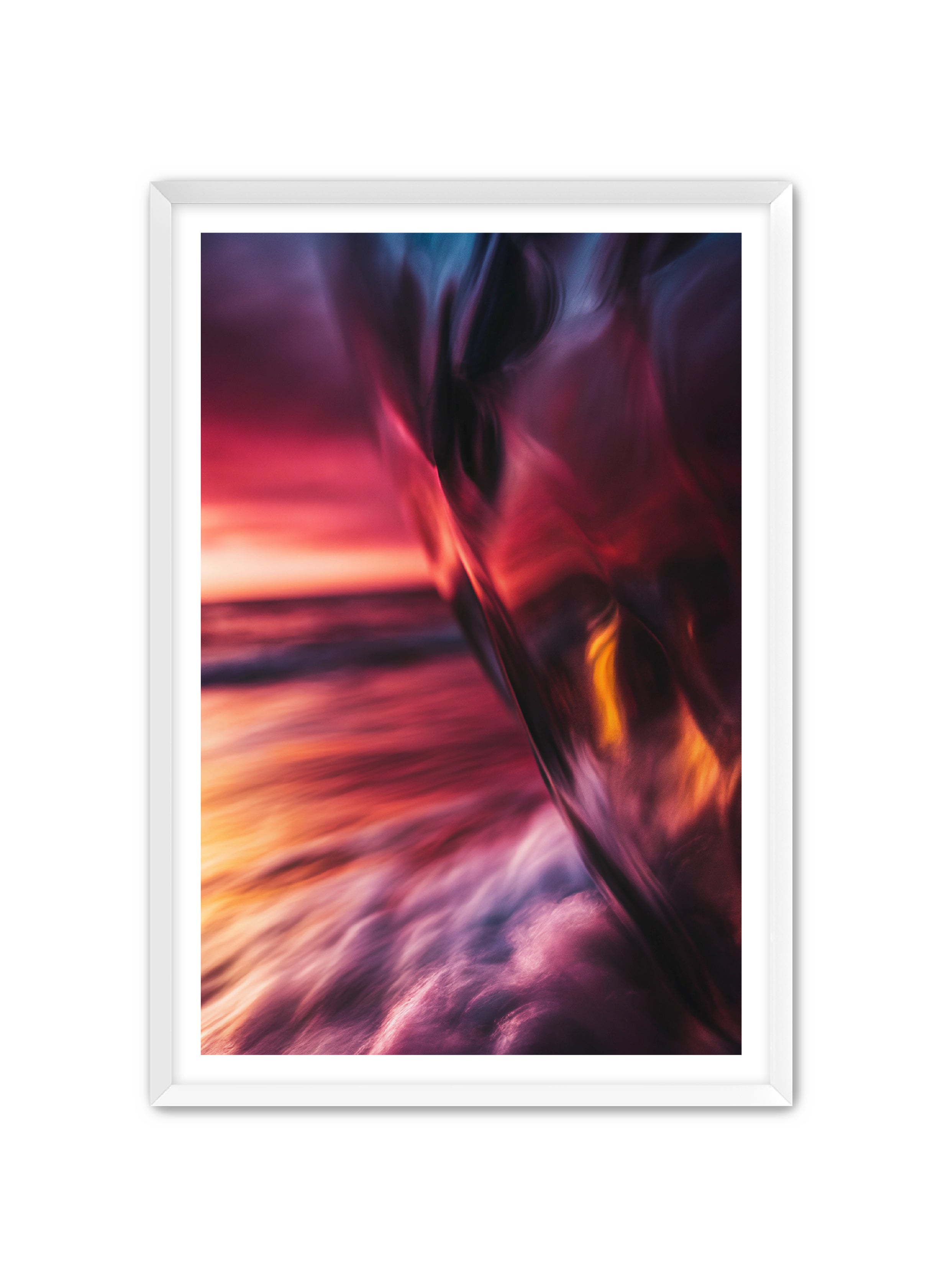 Abstract Prints 'Heavy Movement' Apricus Art Collection