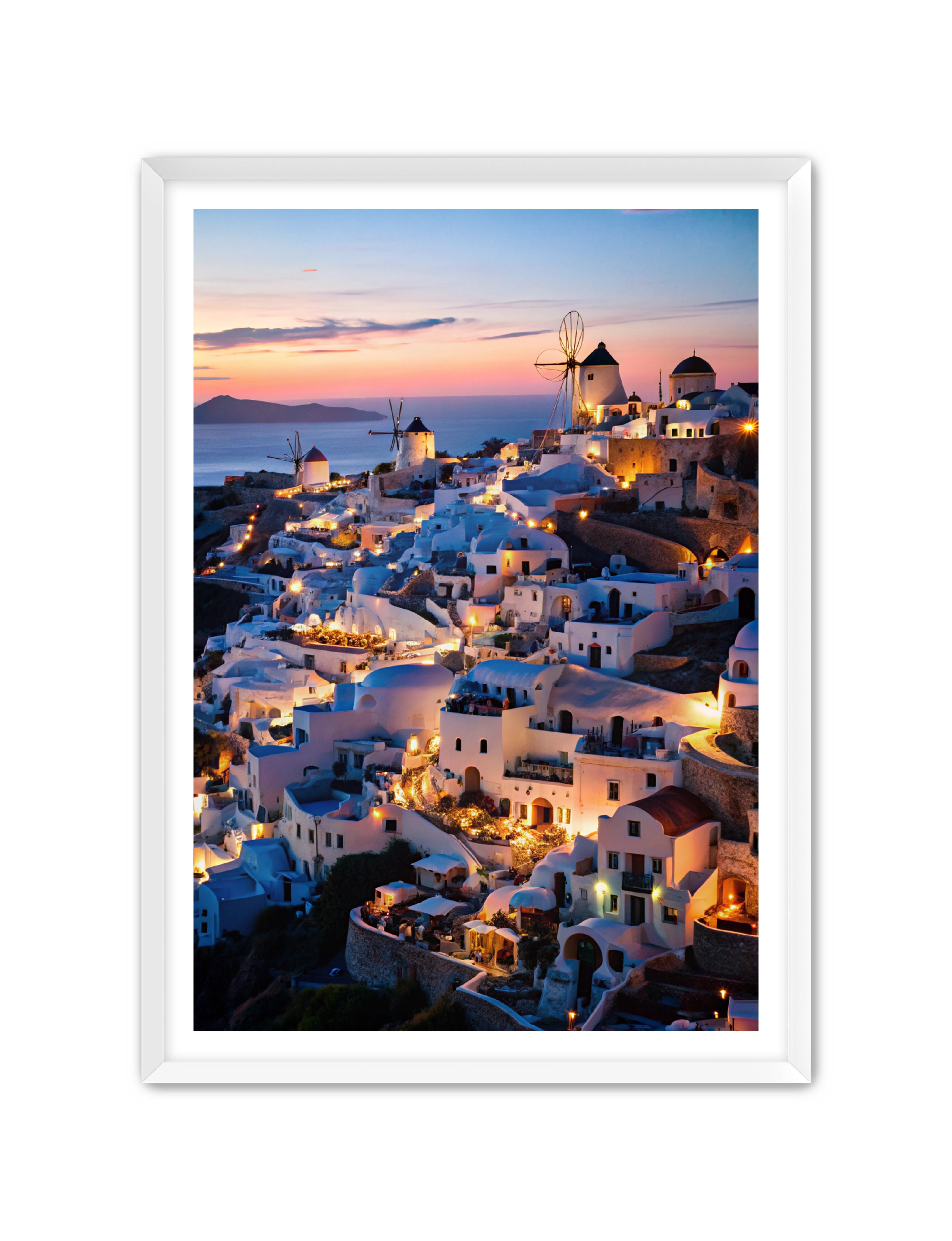 Apricus Prints La Bella Vita 'Evening Glow on the Aegean' Apricus Art Collection