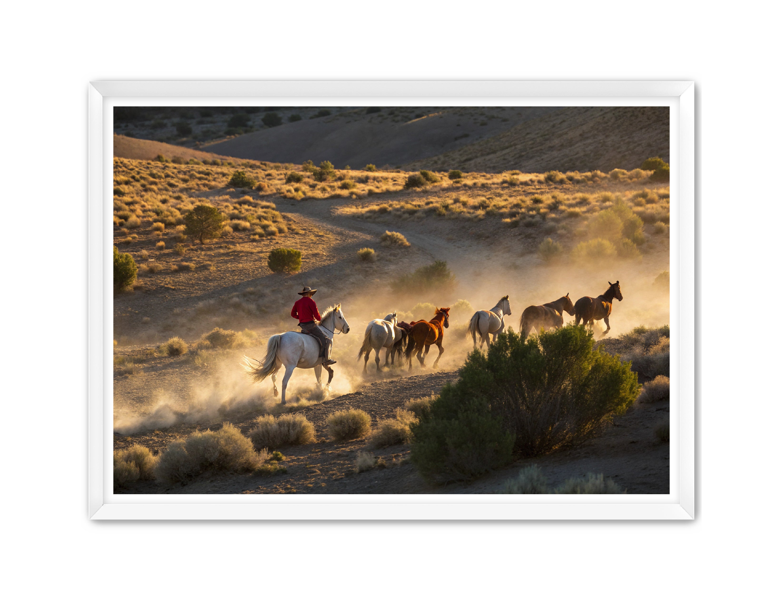 Apricus Prints Vaquero 'Push On' Apricus Art Collection