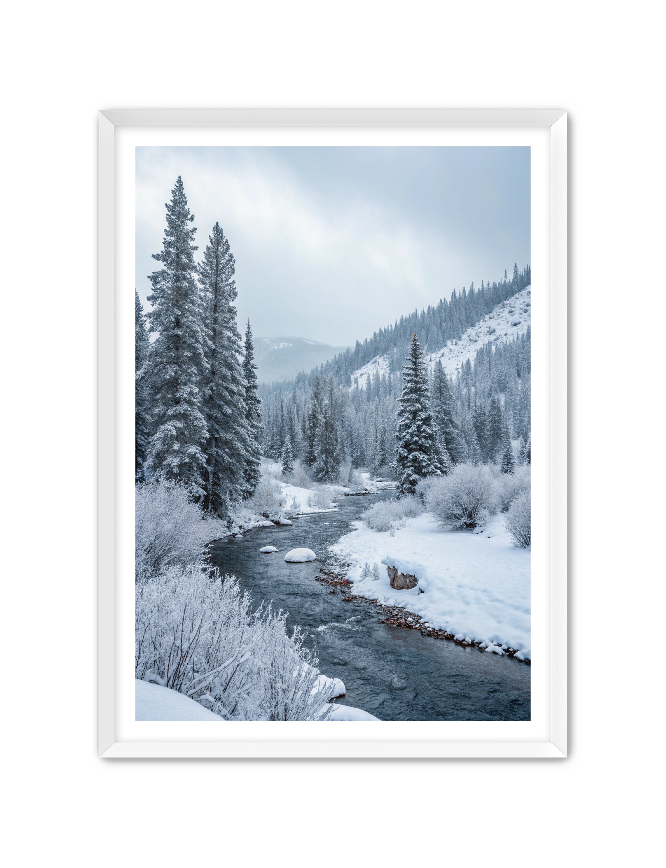 Apricus Prints 'Frozen Flow' Apricus Art Collection