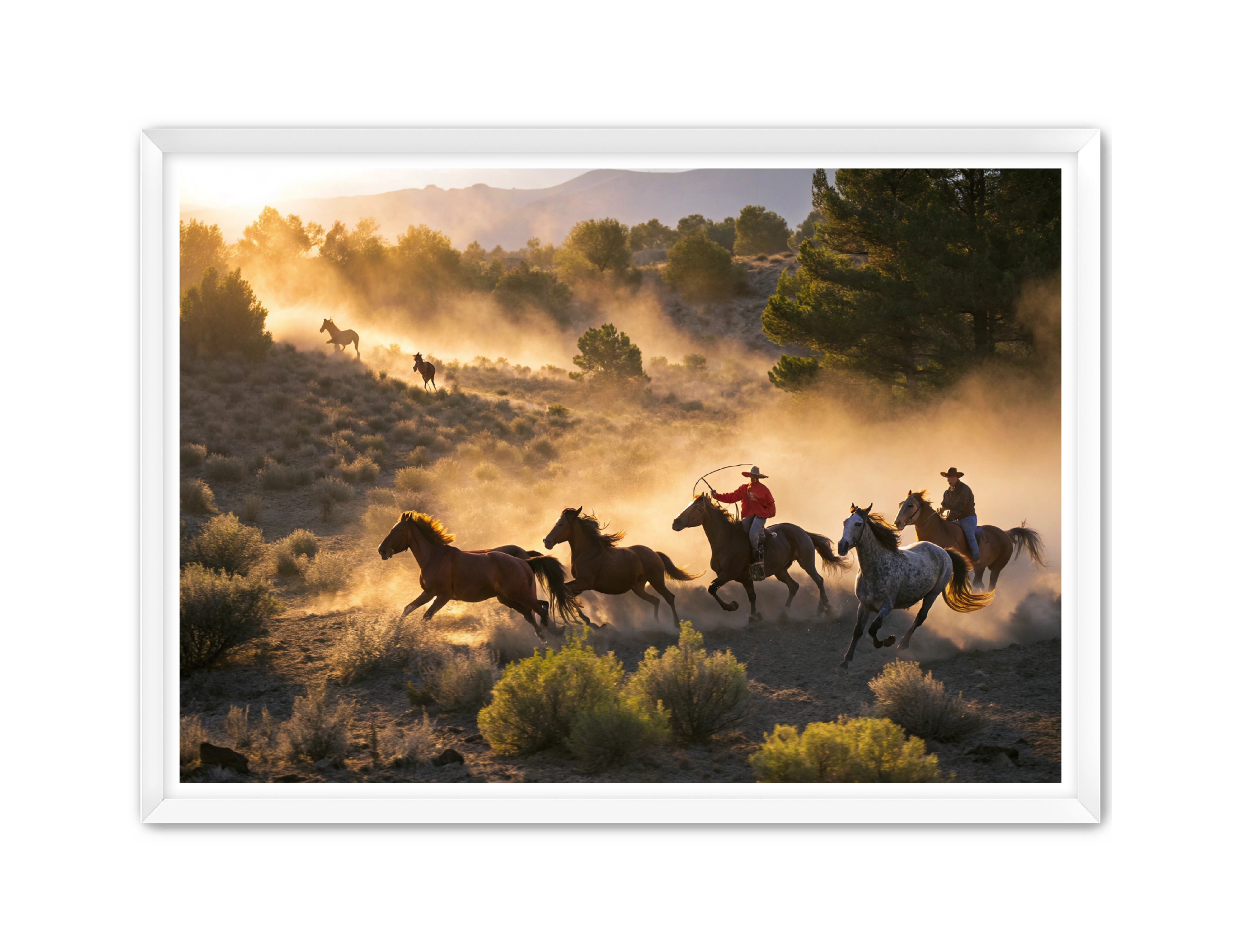 Apricus Prints Vaquero 'Get'em' Apricus Art Collection