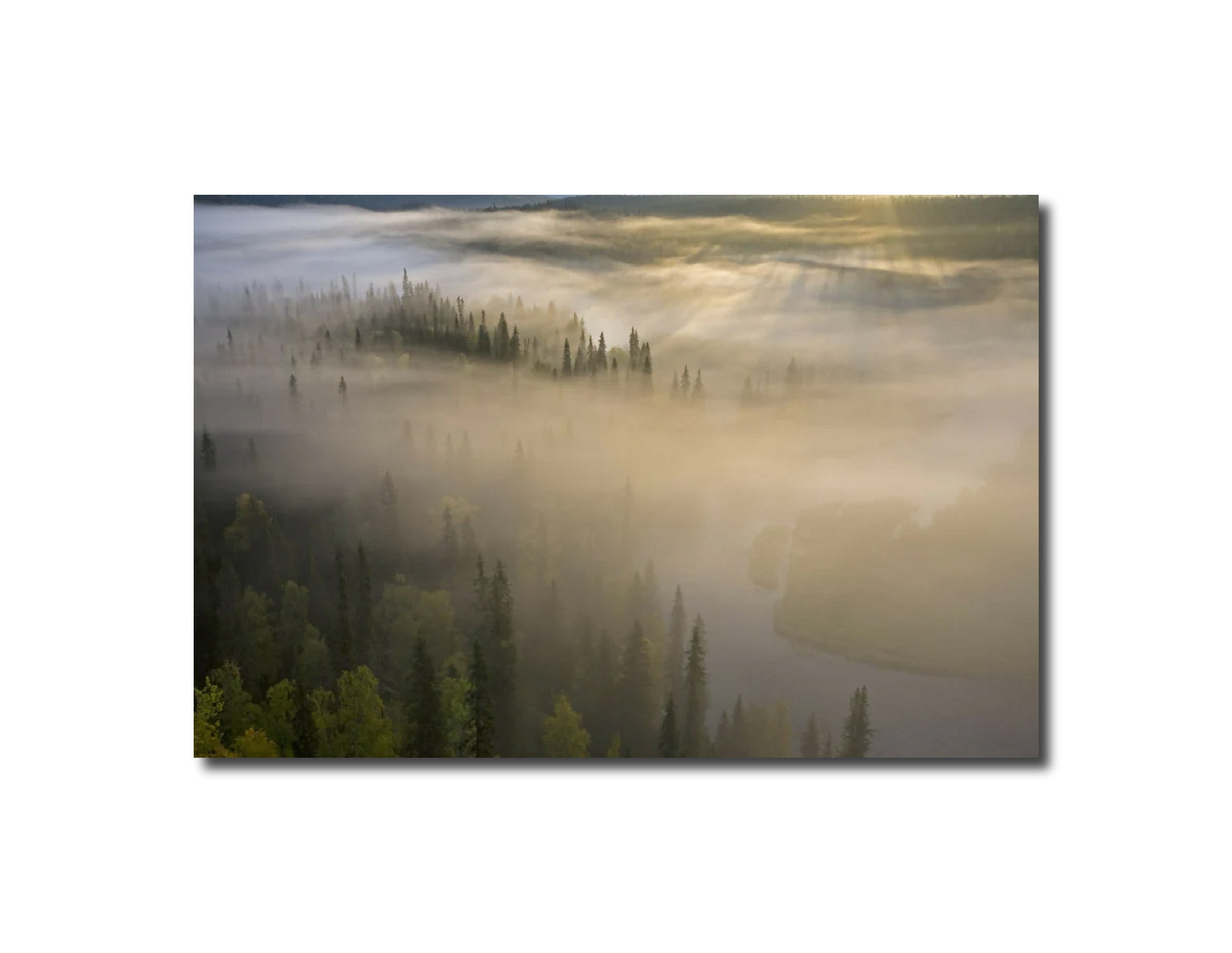 Landscape Photography Kitkajoki River, Patajikkopuro Overlook, Oulanka National Park, Finland. Peter Essick