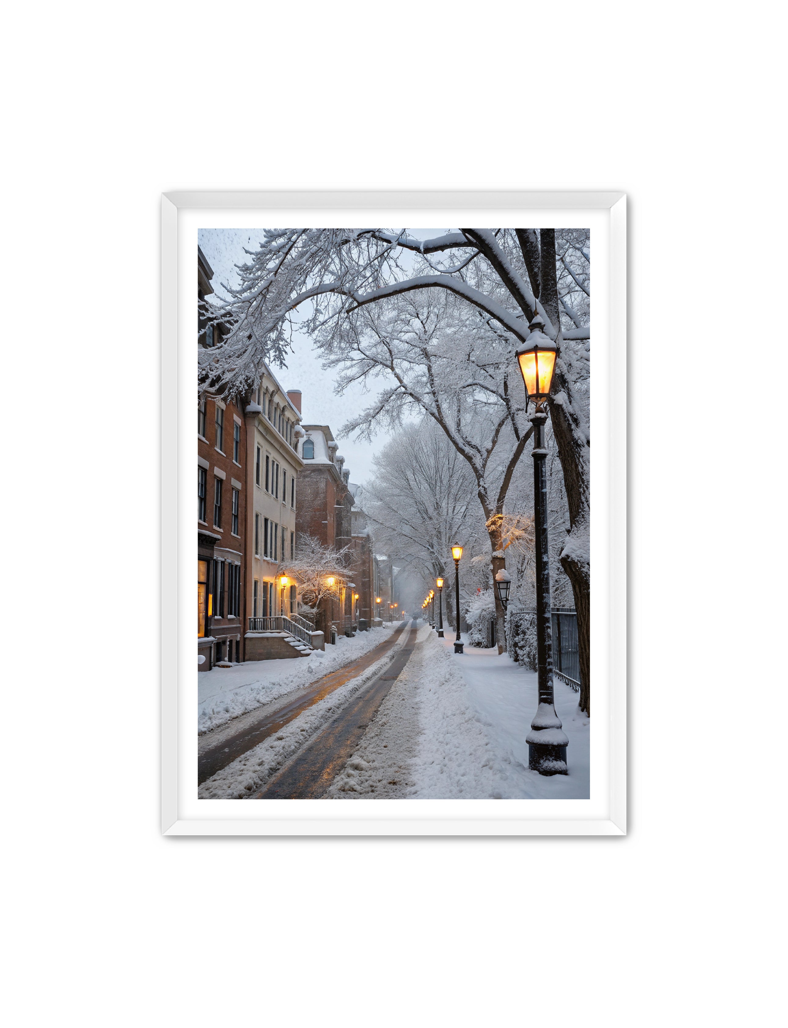 Apricus Prints 'Winter Stroll' Apricus Art Collection