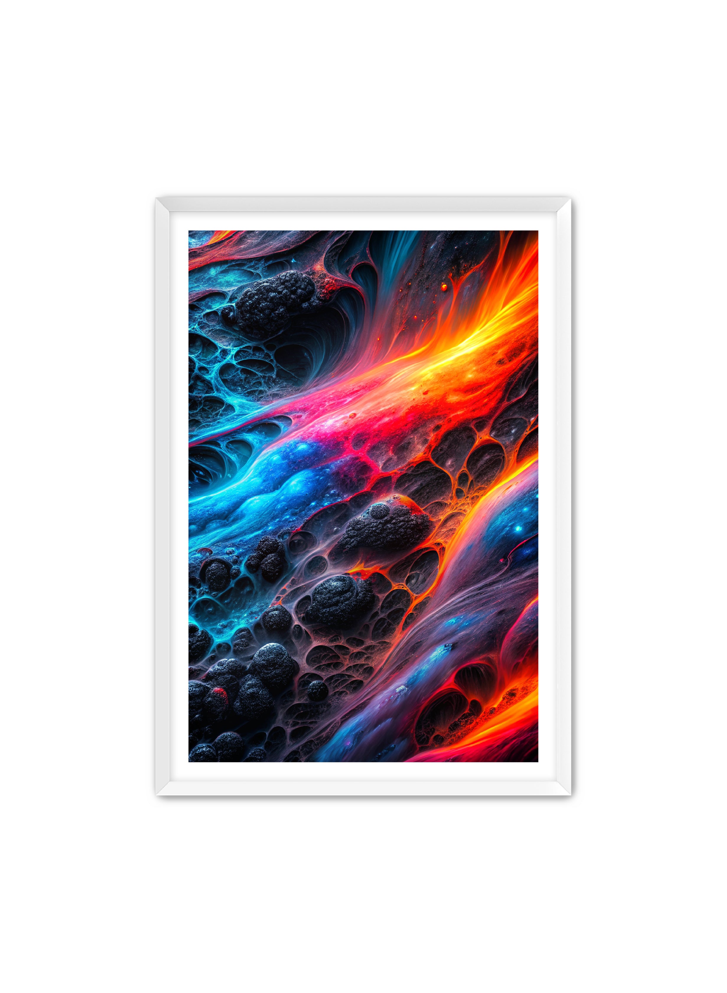 Abstract Prints 'Prism Flux' Apricus Art Collection