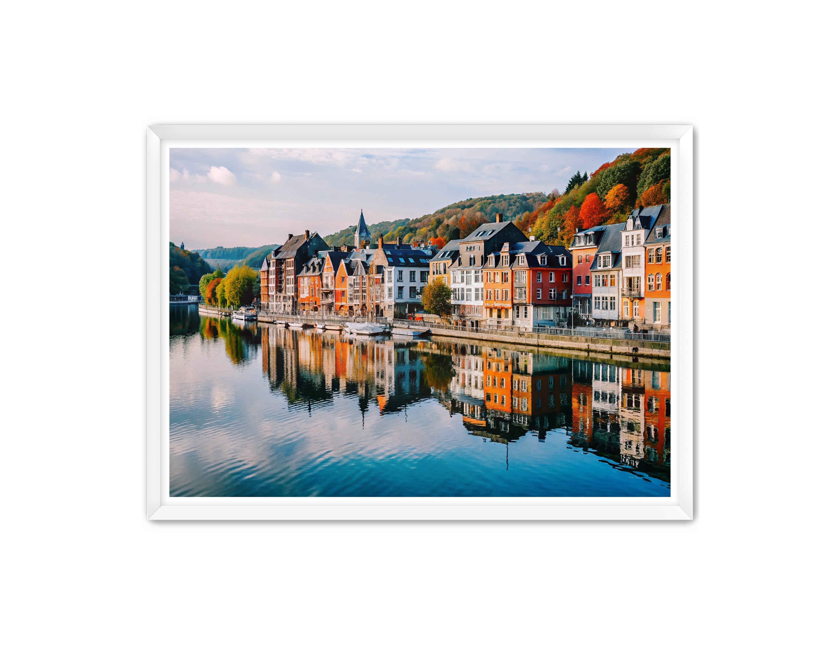 Apricus Prints La Bella Vita 'Fall on the Dutch Canal' Apricus Art Collection