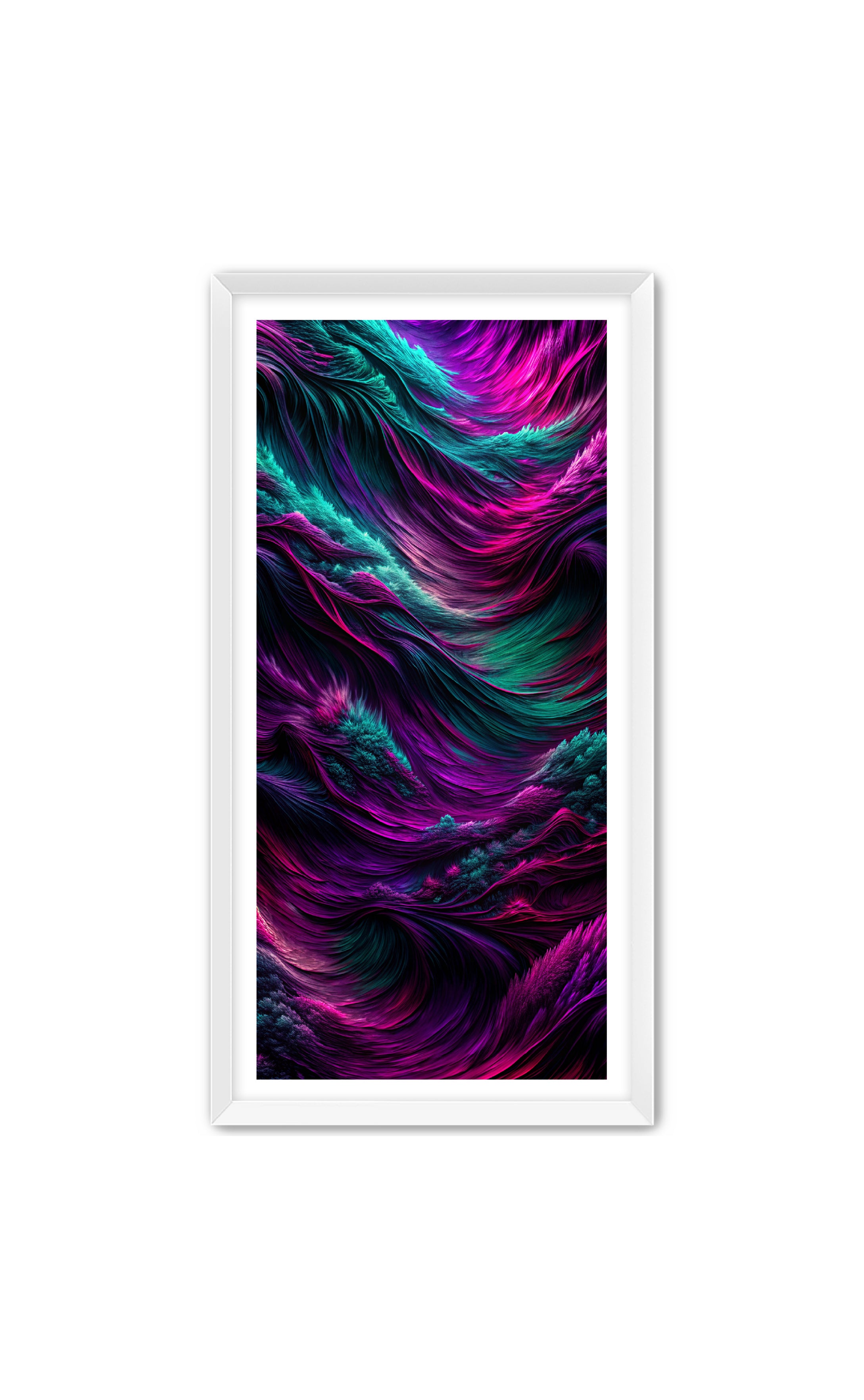 Abstract Prints 'Echo Pulse' Apricus Art Collection