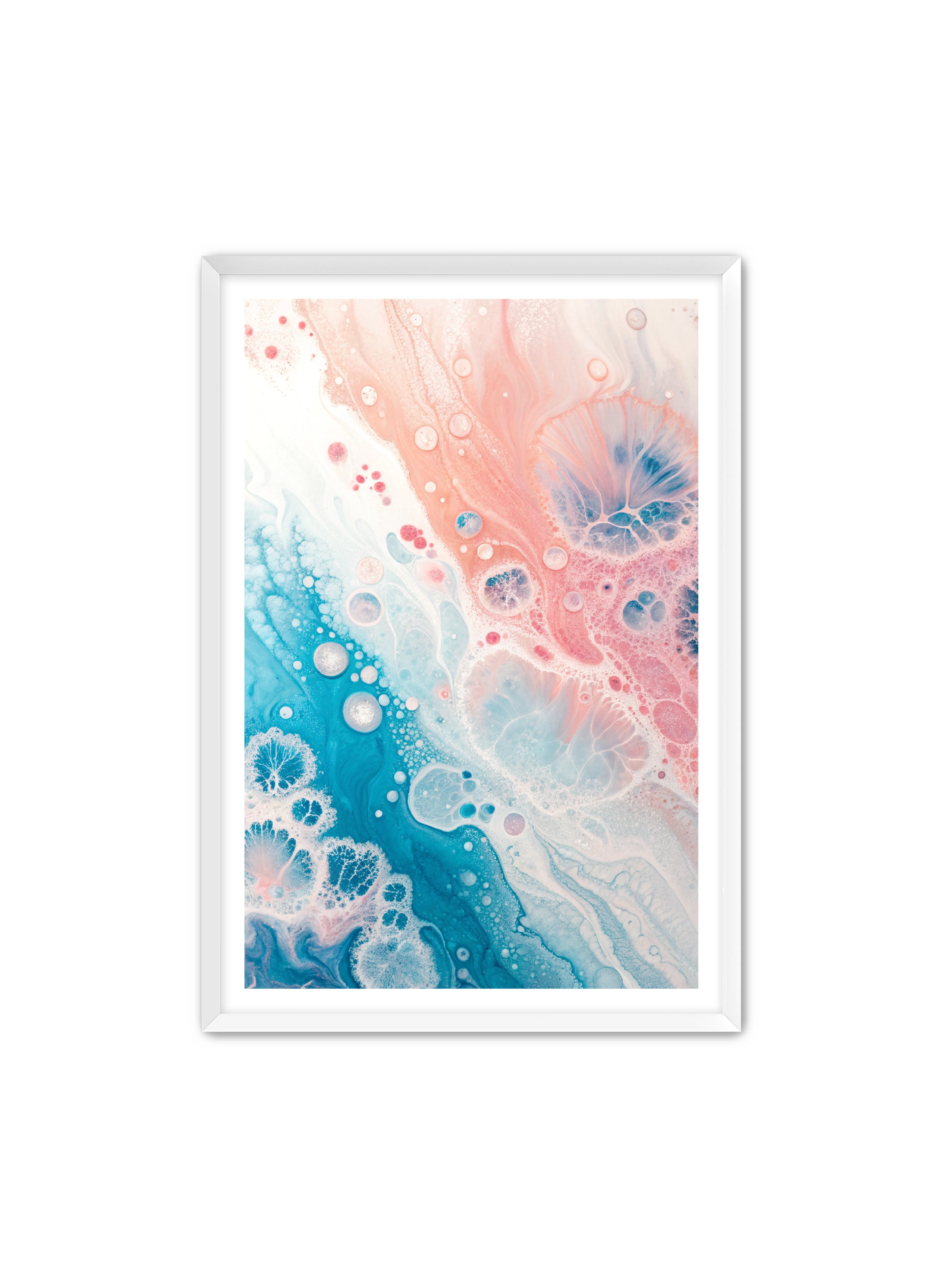 Abstract Prints 'Ember Spiral' Apricus Art Collection