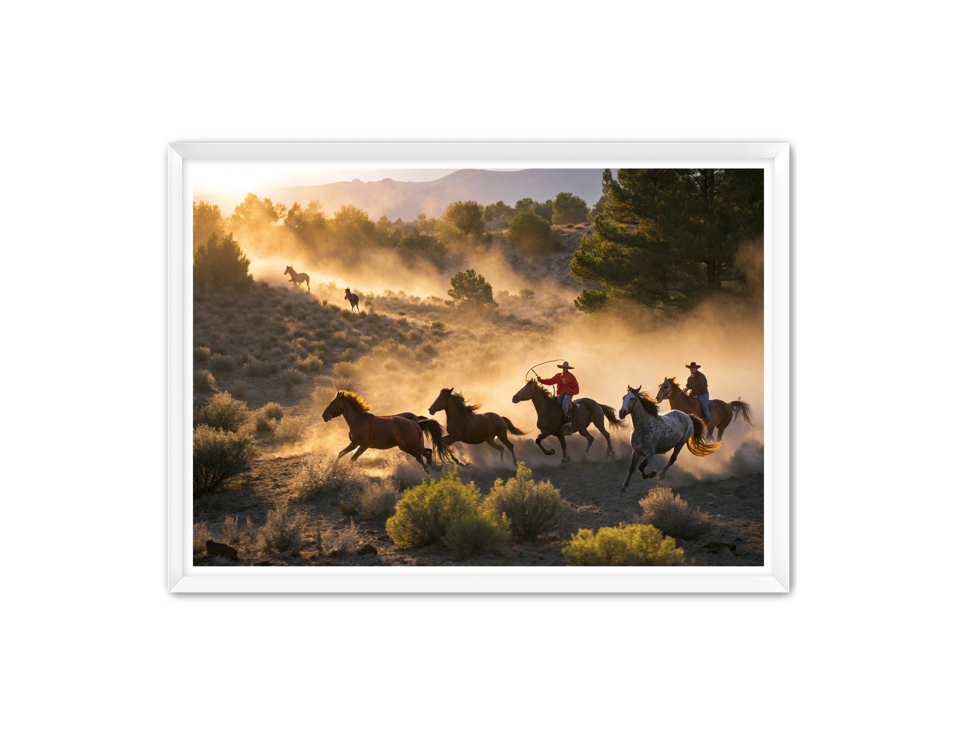 Apricus Prints Vaquero 'Get'em' Apricus Art Collection