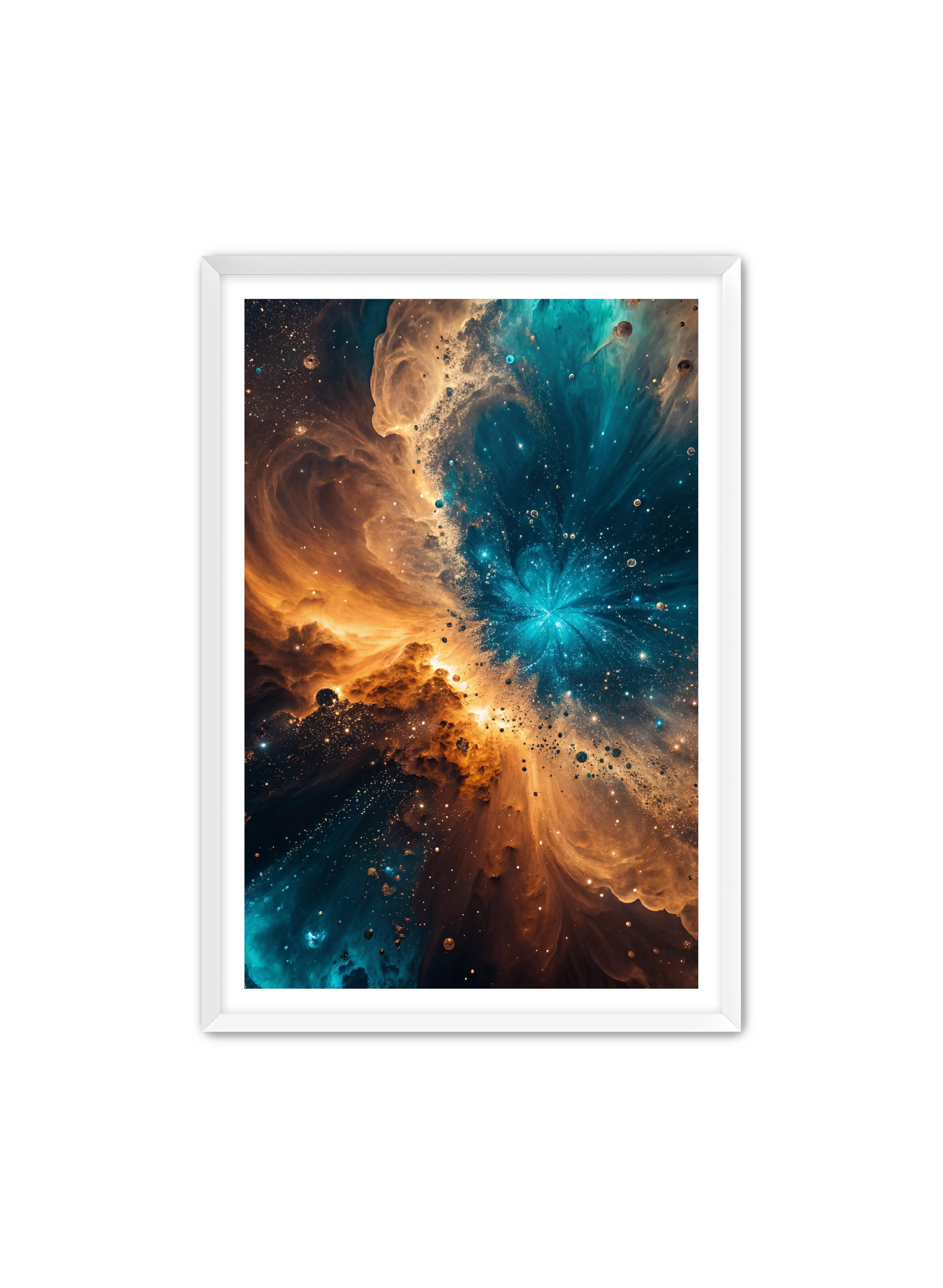 Abstract Prints 'The Universe' Apricus Art Collection