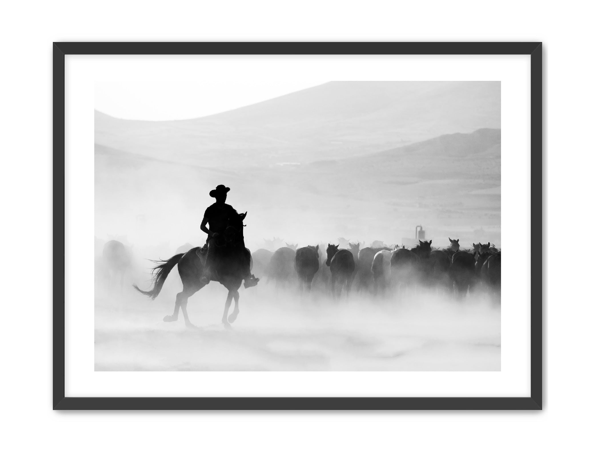 Horizontal photography 'TRAIL OF DUST' Apricus Art Collection