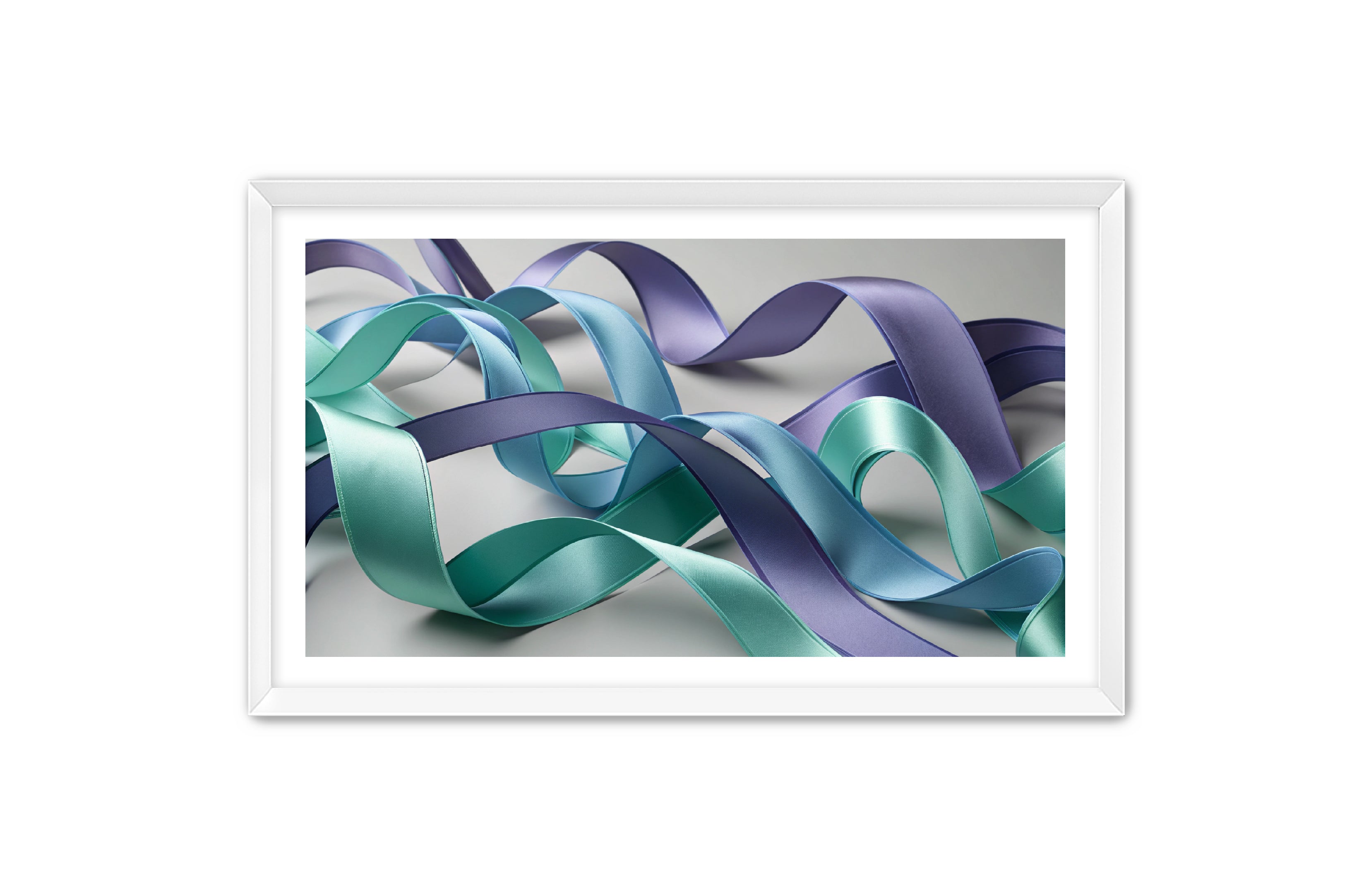 Abstract Prints 'Vapor Trails' Apricus Art Collection