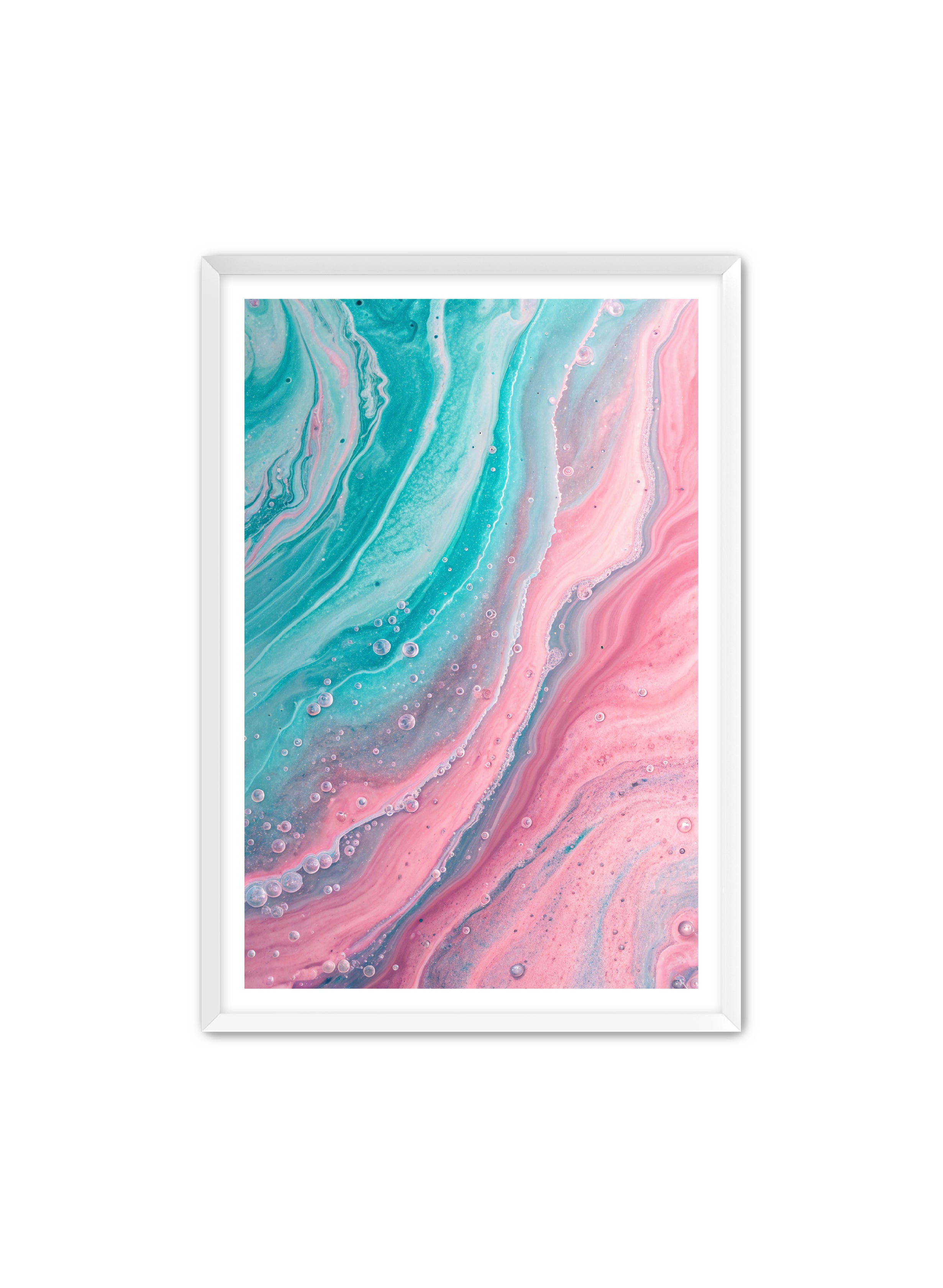 Abstract Prints 'Groovy Flow' Apricus Art Collection