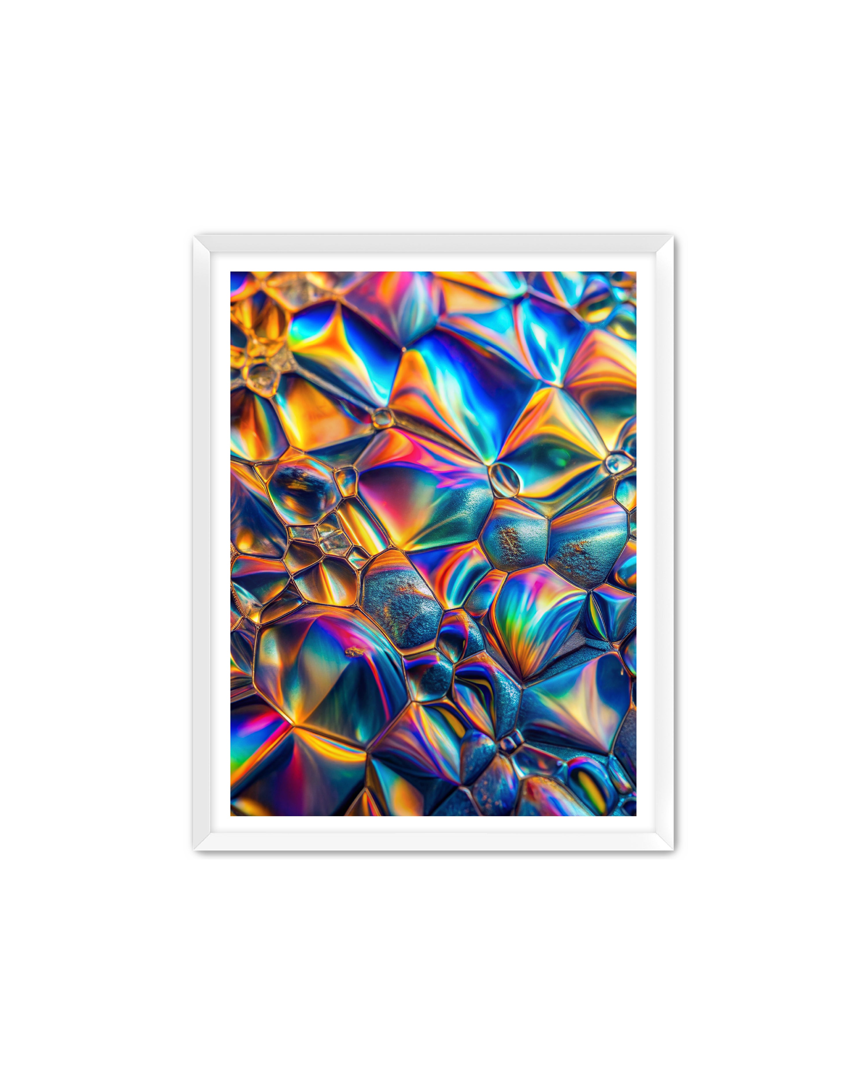 Abstract Prints 'Lucid Motion' Apricus Art Collection