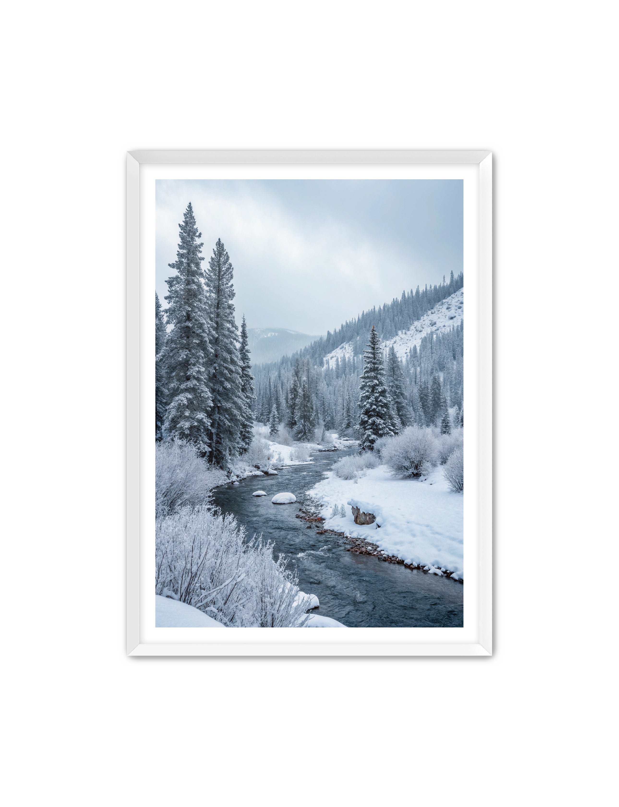 Apricus Prints 'Frozen Flow' Apricus Art Collection