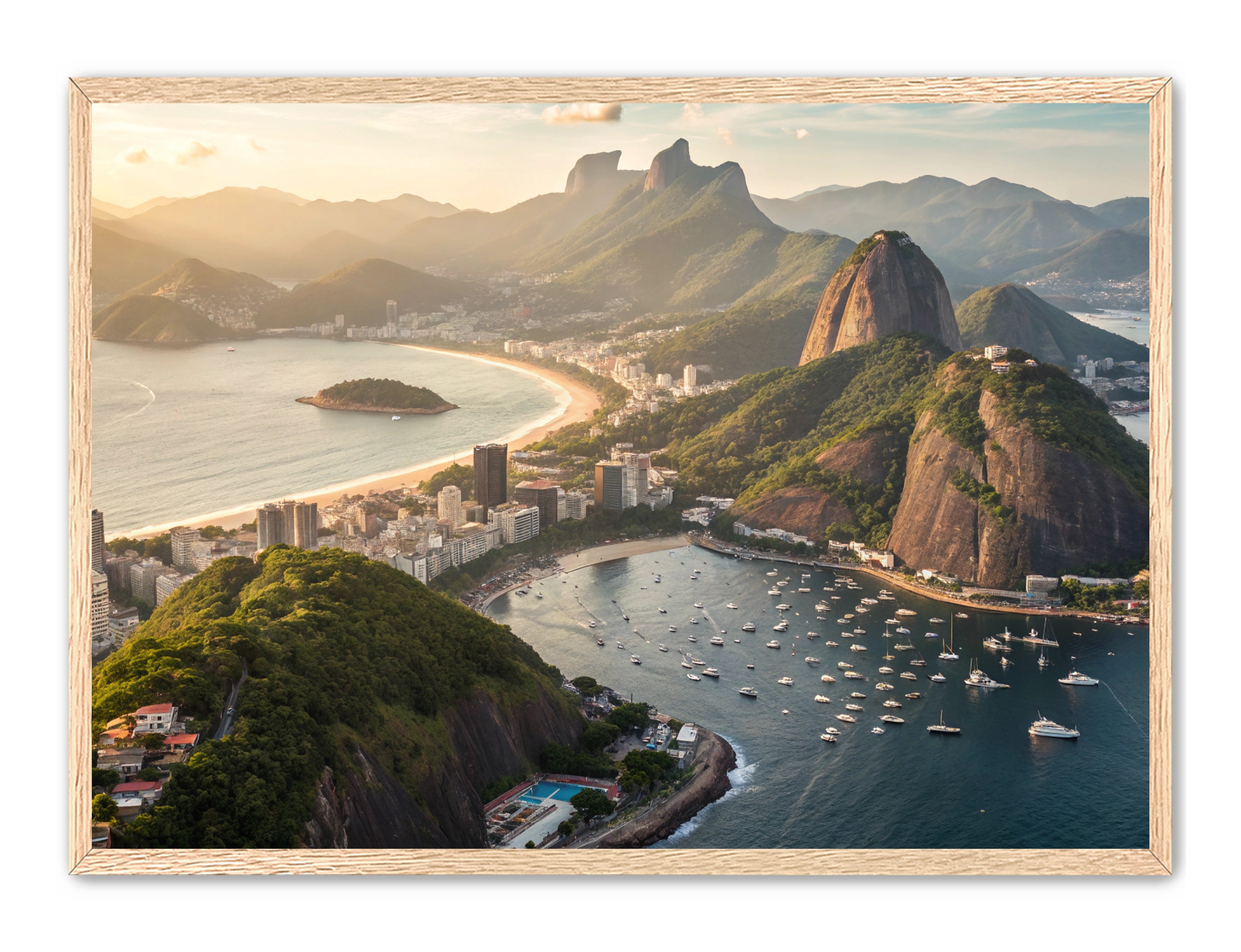 Apricus Prints 'Golden Shores of Brazil' Apricus Art Collection