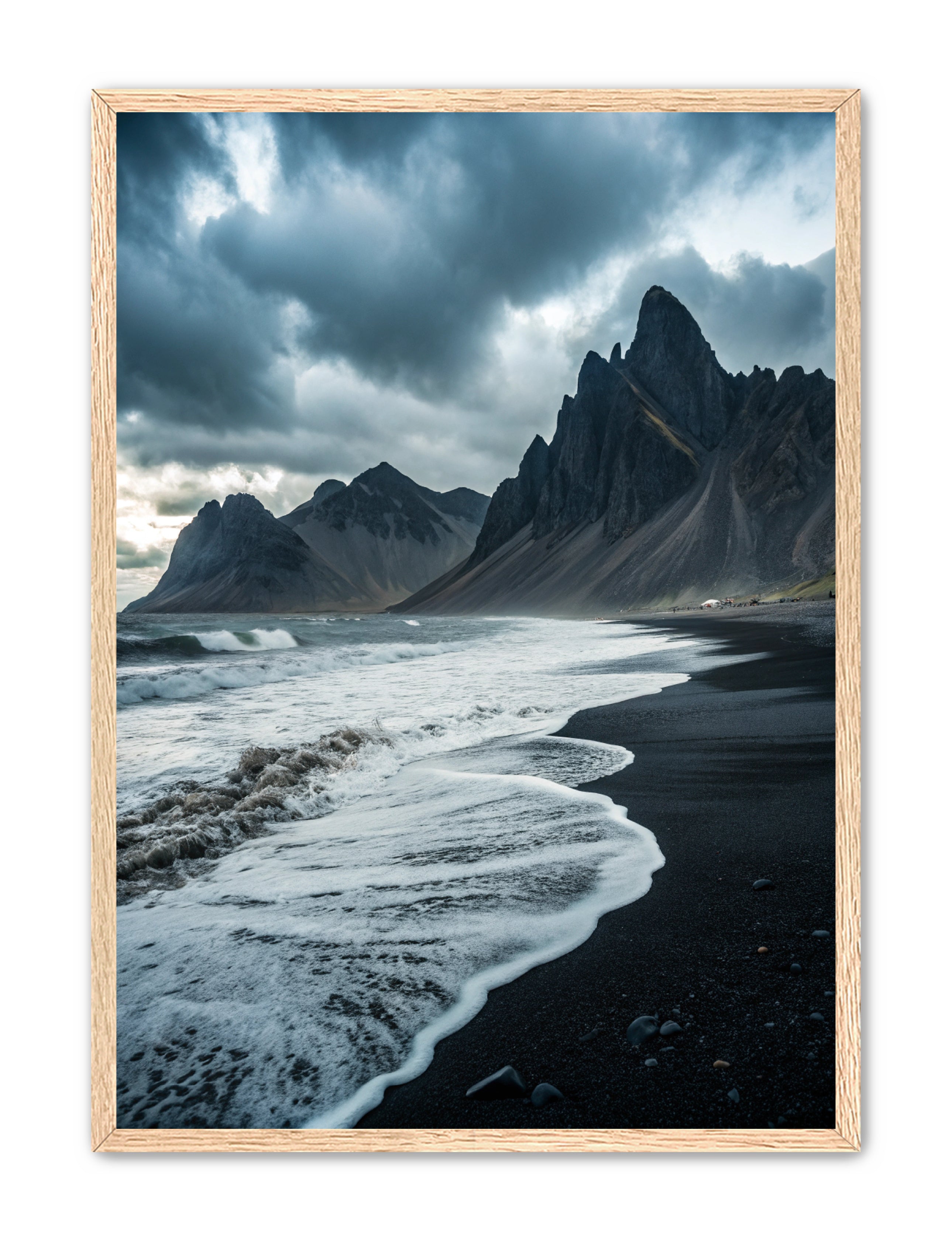 Apricus Prints Beaches 'Icelandic Coastlione' Apricus Art Collection