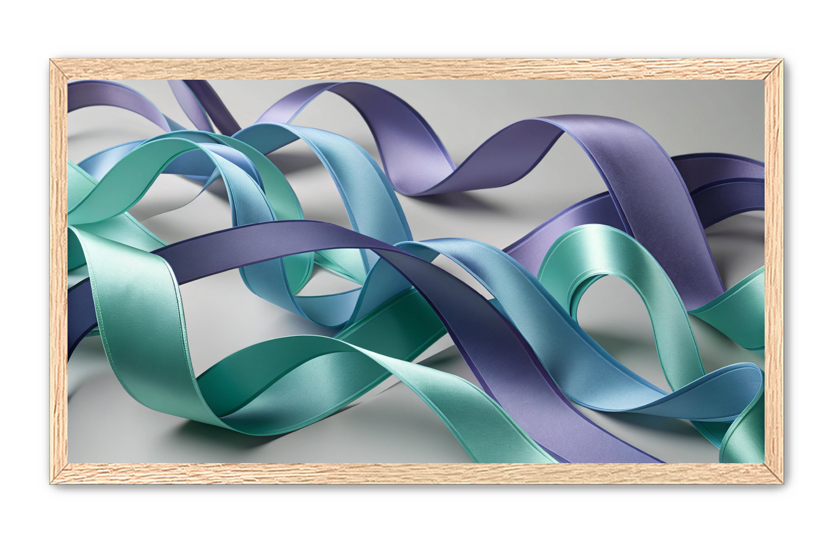 Abstract Prints 'Vapor Trails' Apricus Art Collection