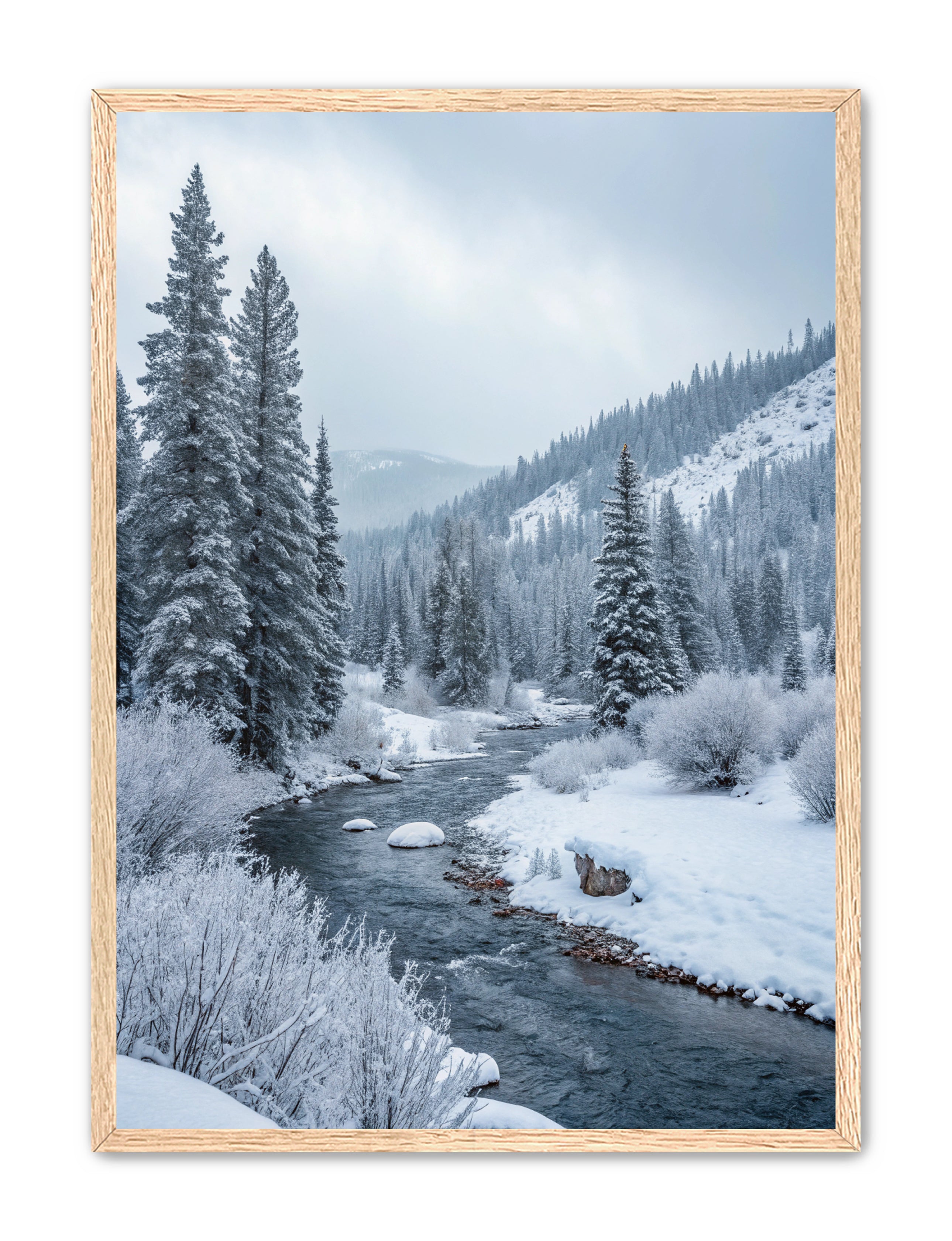 Apricus Prints 'Frozen Flow' Apricus Art Collection