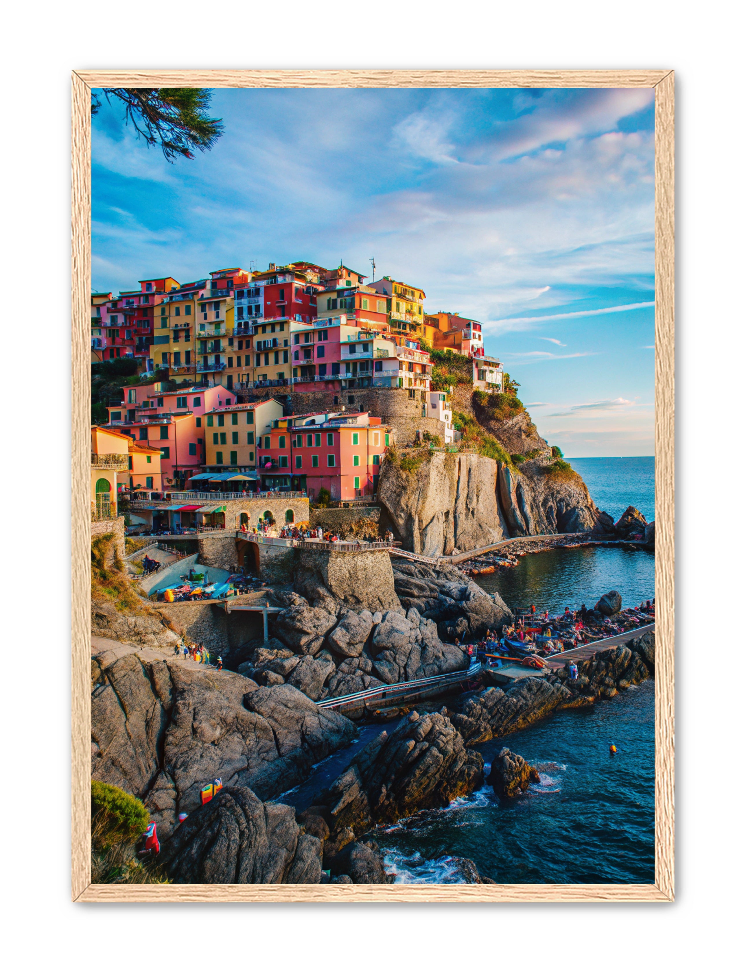 Apricus Prints La Bella Vita 'Cliffside Charm' Apricus Art Collection