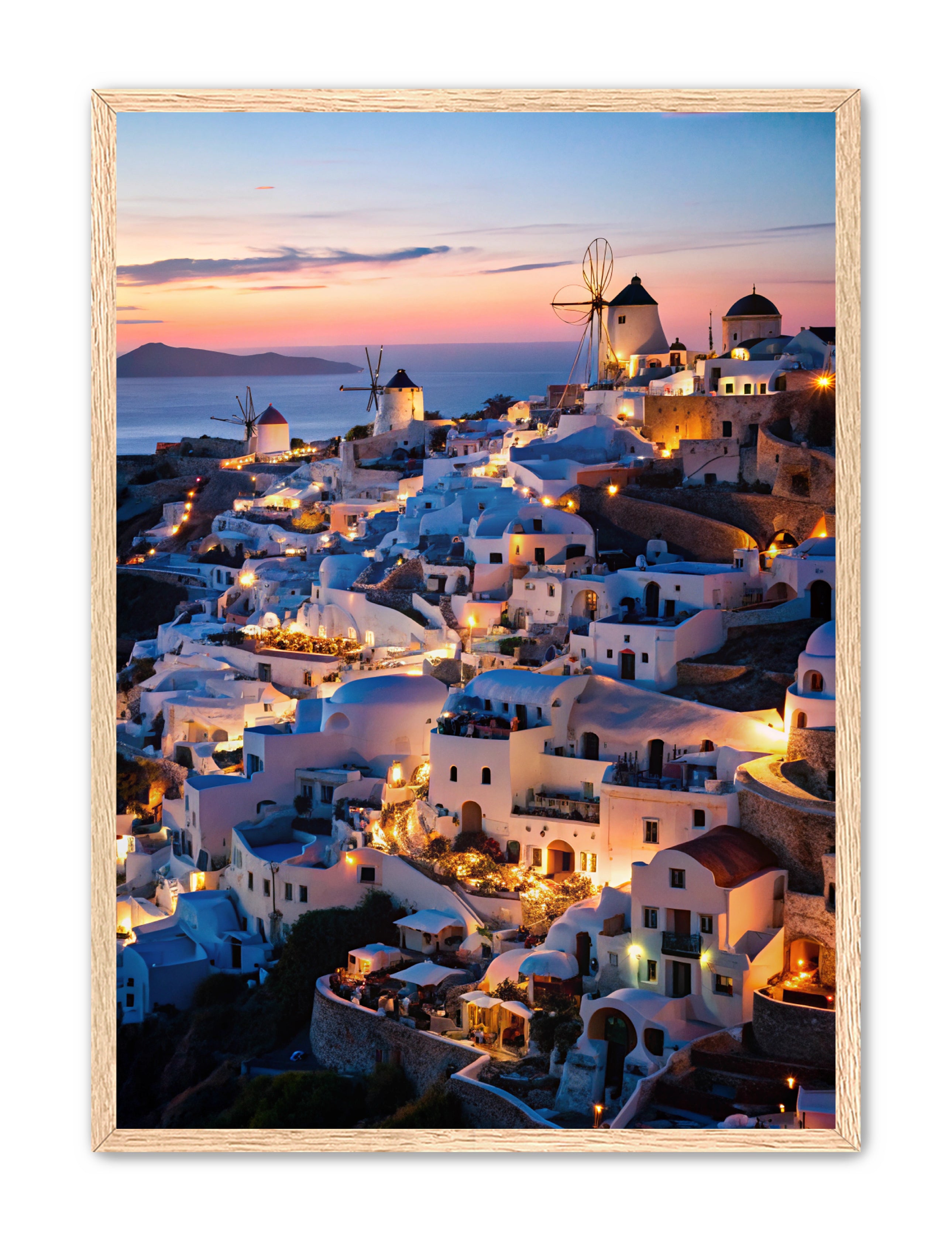 Apricus Prints La Bella Vita 'Evening Glow on the Aegean' Apricus Art Collection